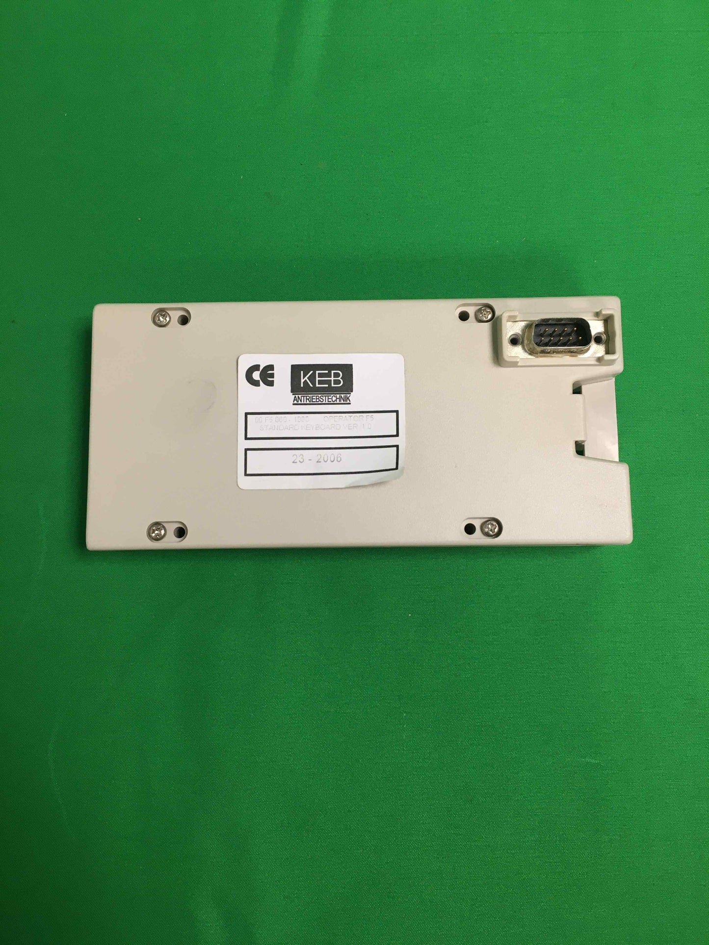KEB 00 F5.060-1000 00F50601000 OPERATOR F5 STANDARD KEYBOARD VER 1.0