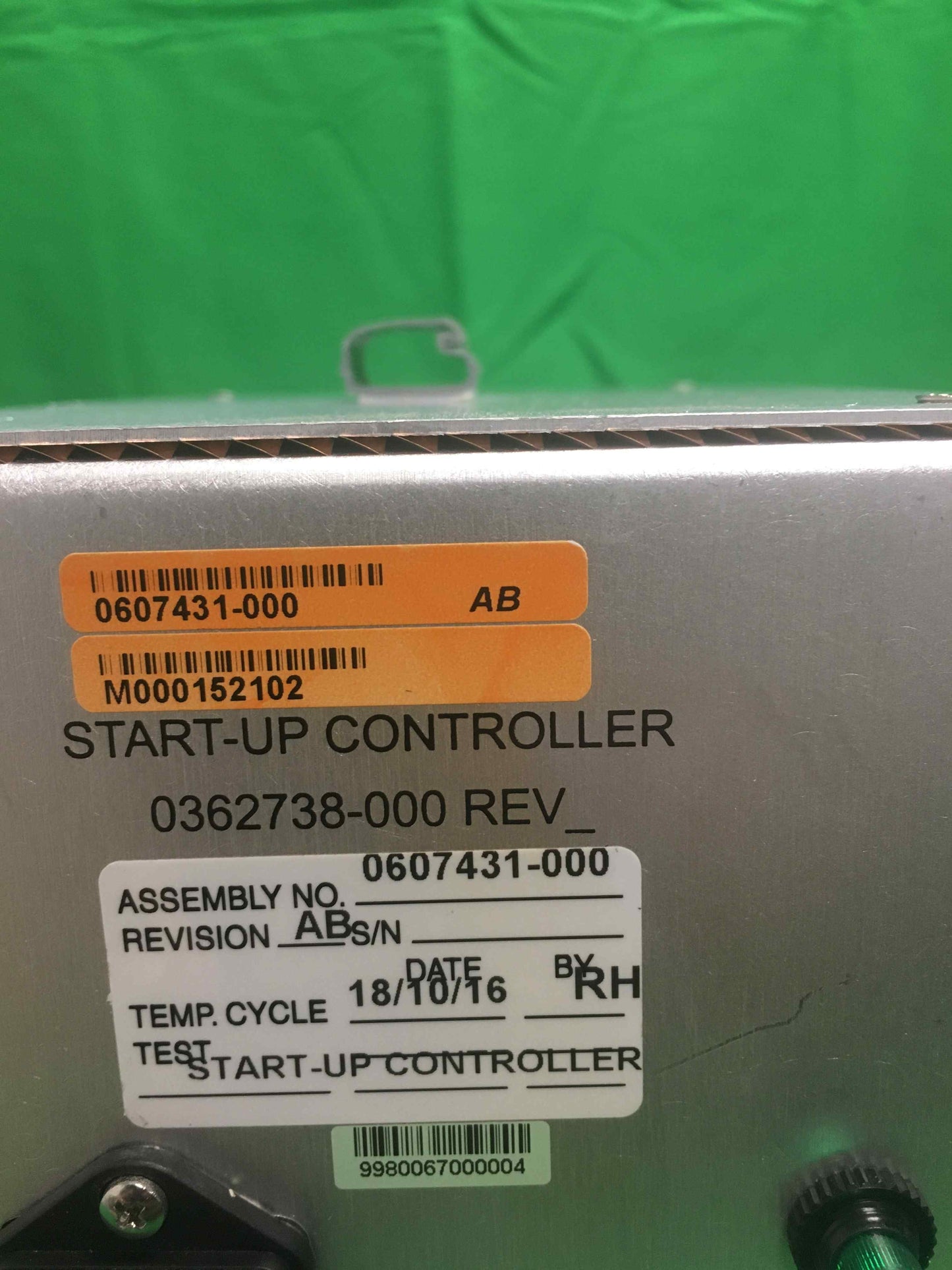 START-UP CONTROLLER 0607431-000 0607431000 0362738-00 REV