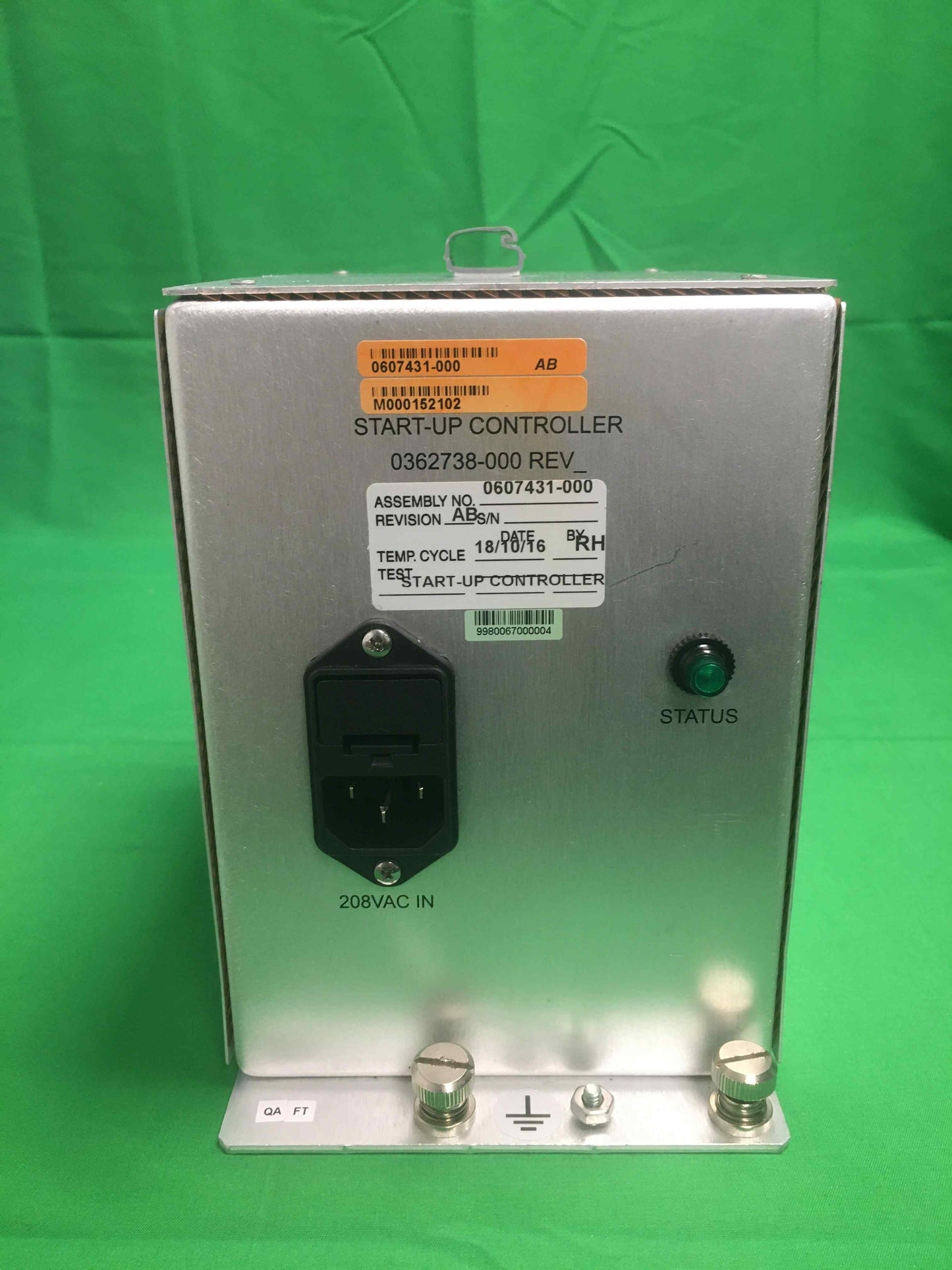 START-UP CONTROLLER 0607431-000 0607431000 0362738-00 REV