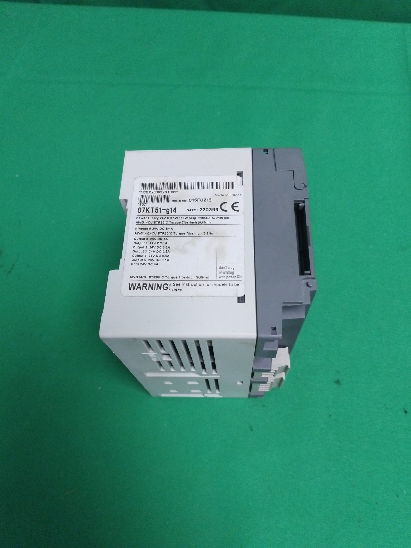 ABB 1SBP260012R1001 07KT51-g14 1SBP260012R100107KT51g14 Defective
