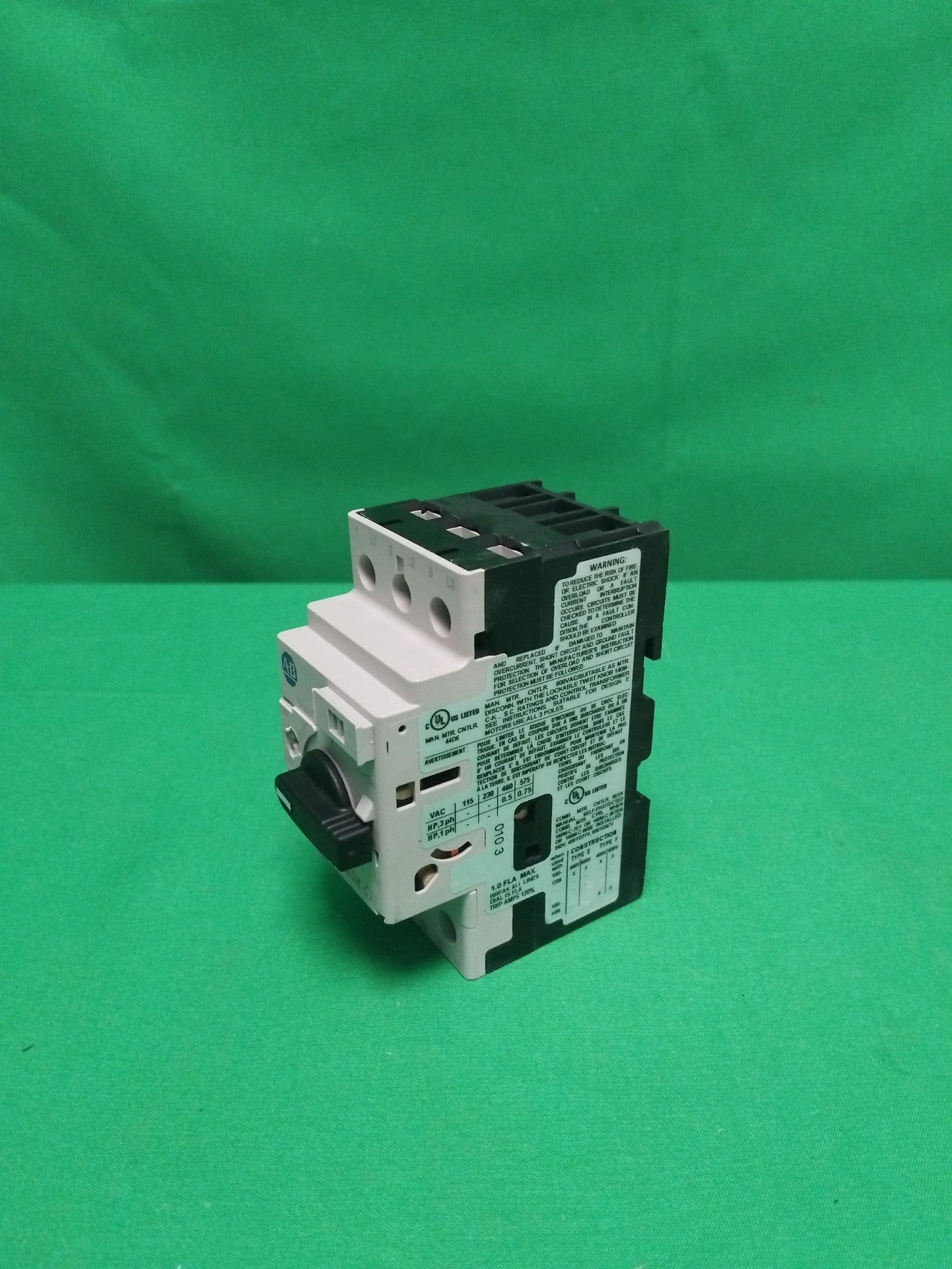 Allen Bradley 140M-C2E-B10 140MC2EB10 MOTOR PROTECTOR CIRCUIT BREAKER