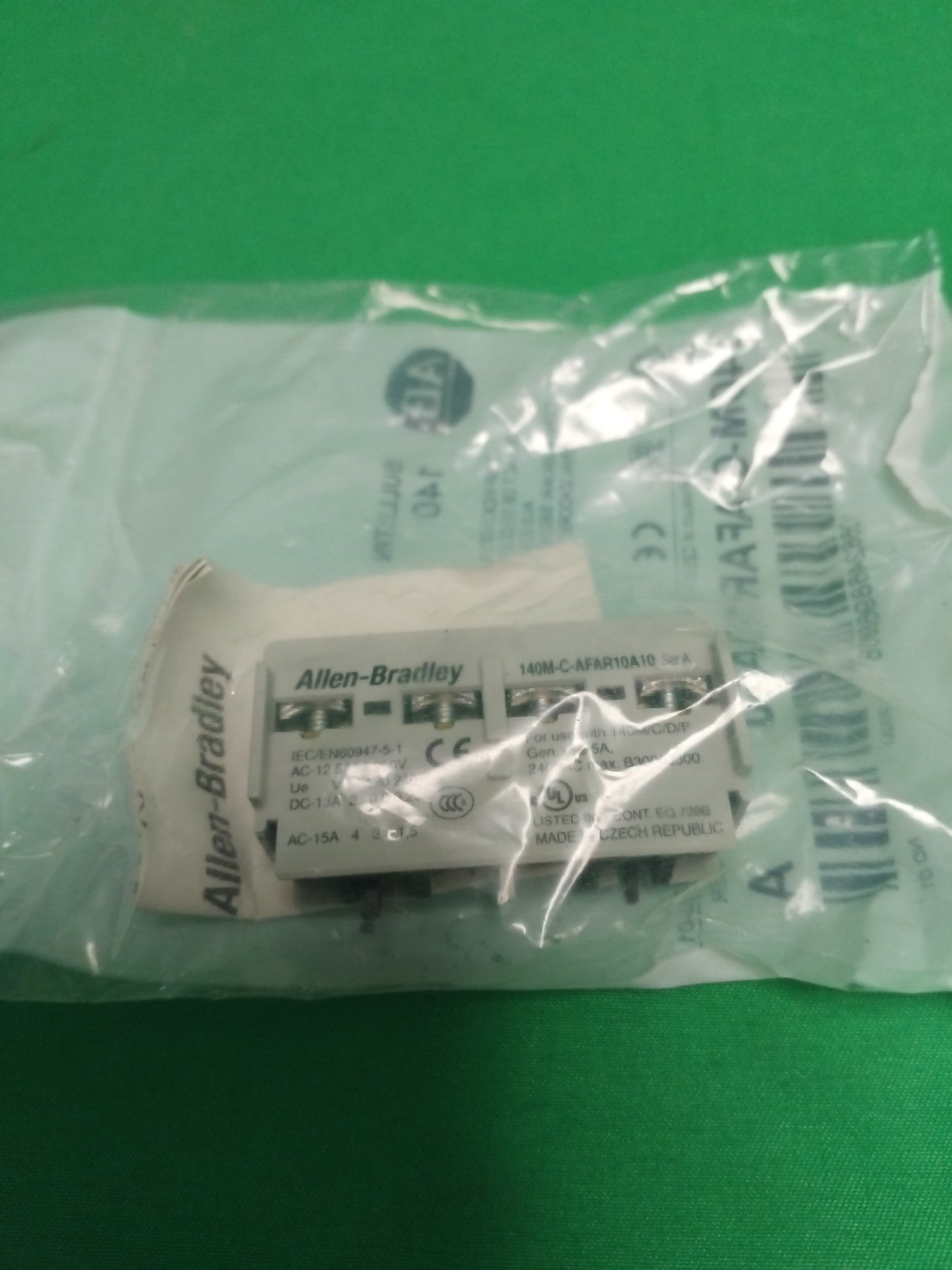 Allen Bradley 140M-C-AFAR10A10 140MCAFAR10A10 TRIP INDICATION CONTACT