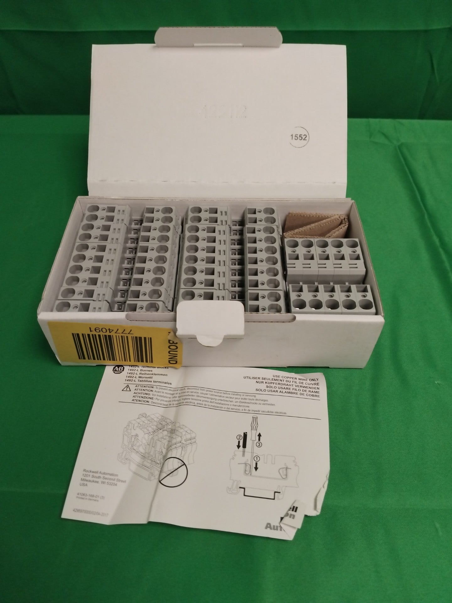 Allen Bradley 1492-L10 1492L10 BOX OF 25 UNITS