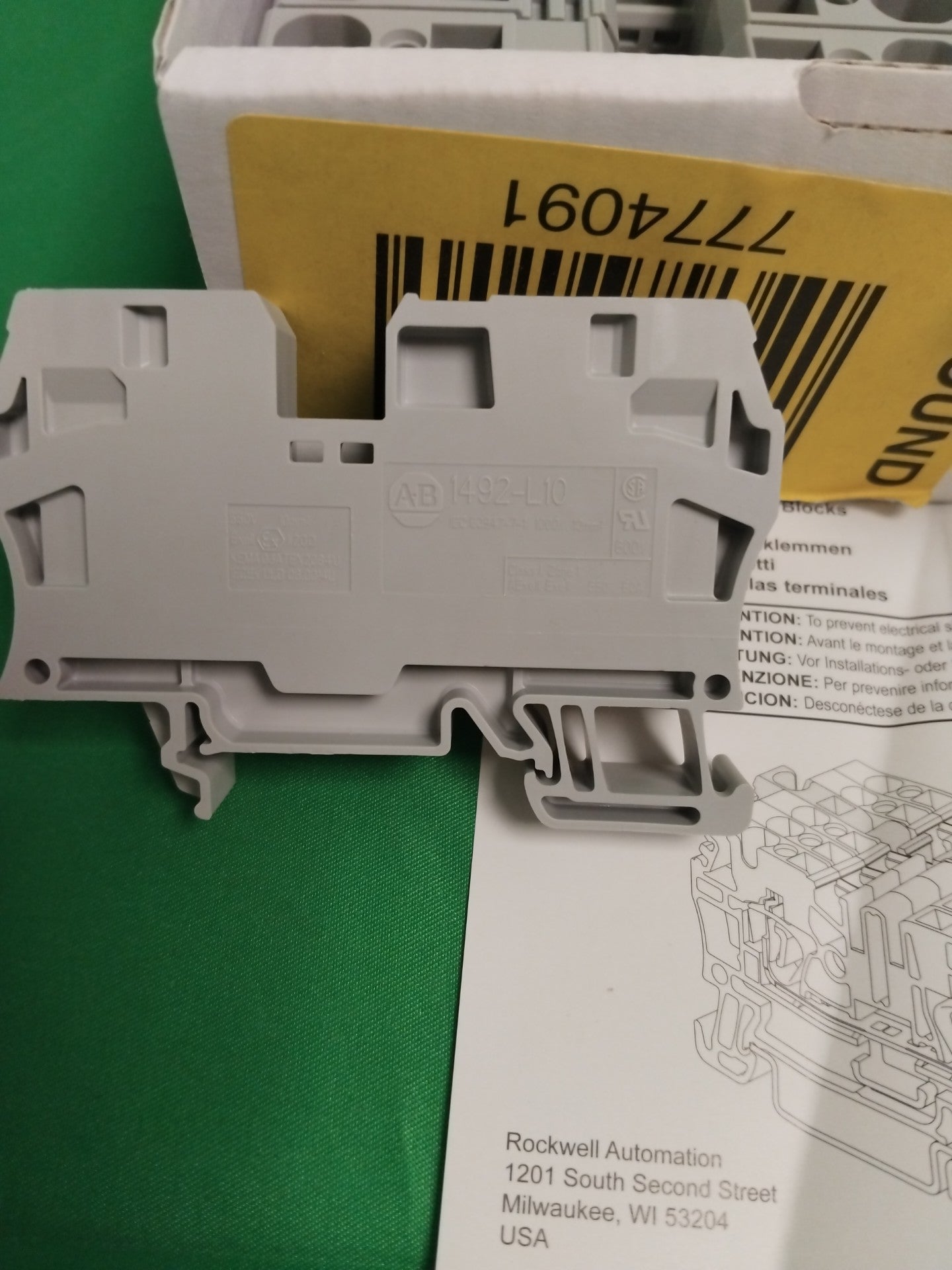 Allen Bradley 1492-L10 1492L10 BOX OF 25 UNITS