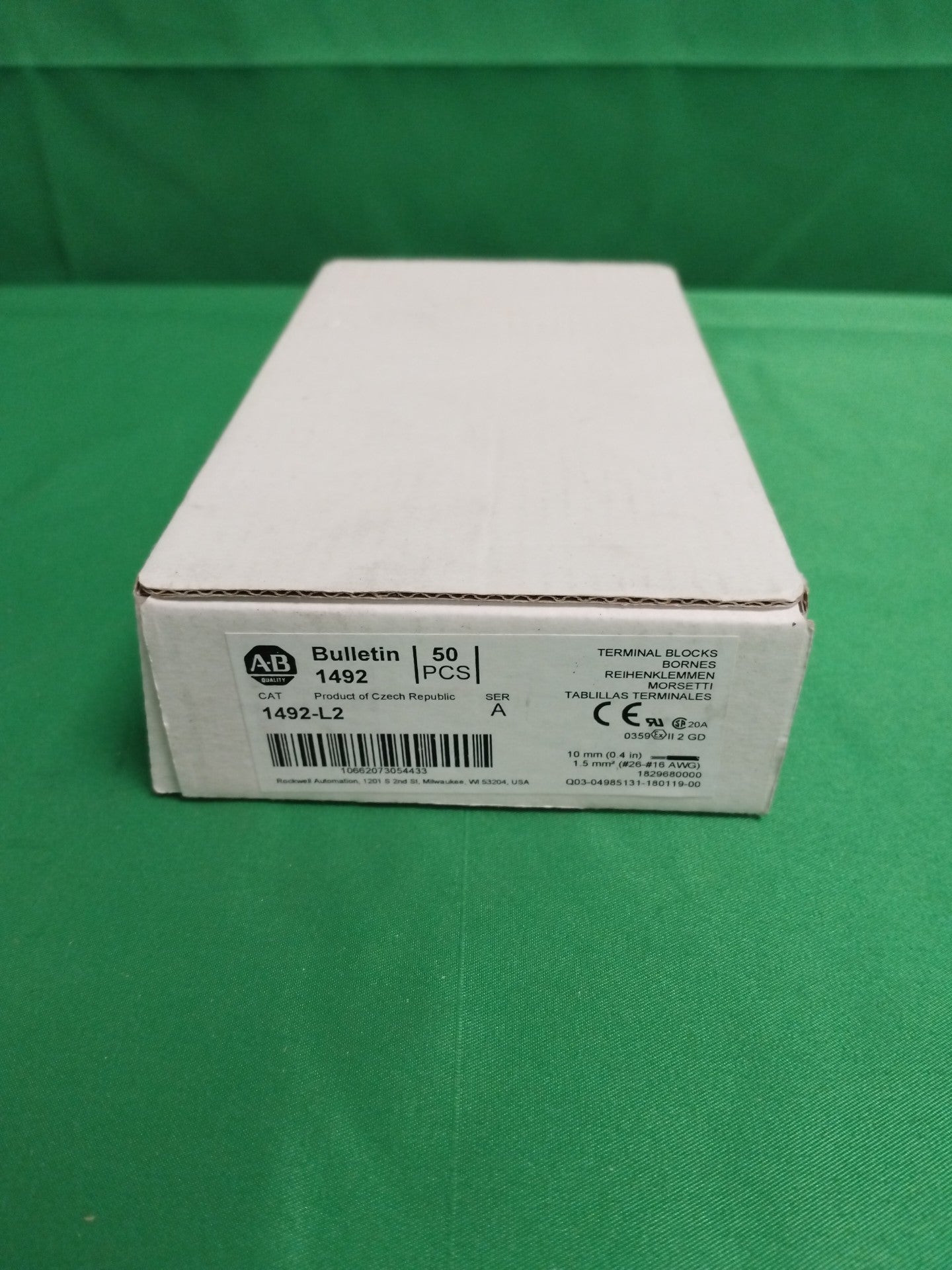 Allen Bradley 1492-L2 1492L2 BOX OF 50 UNITS