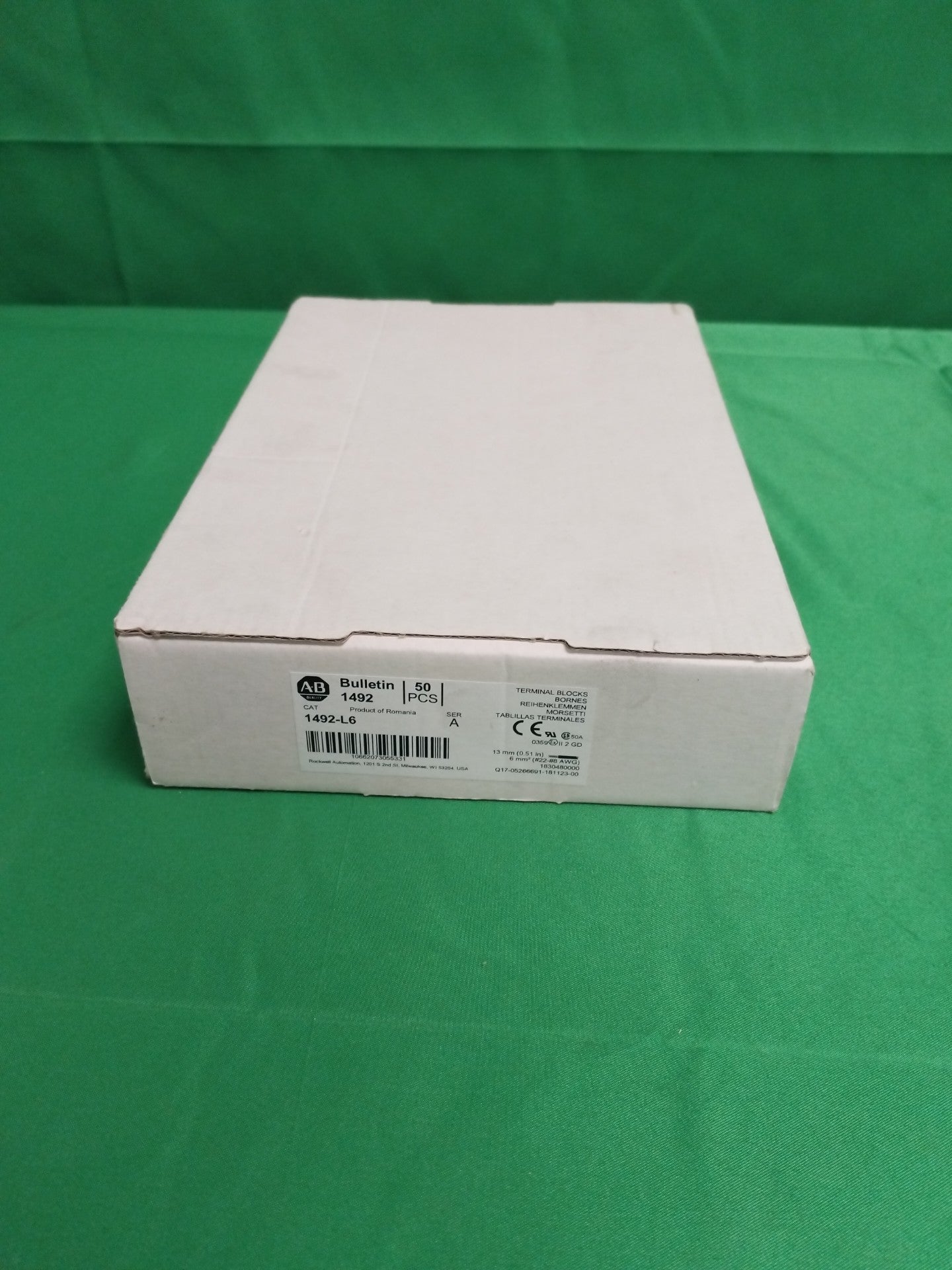 Allen Bradley 1492-L6 1492L6 BOX OF 50 UNITS
