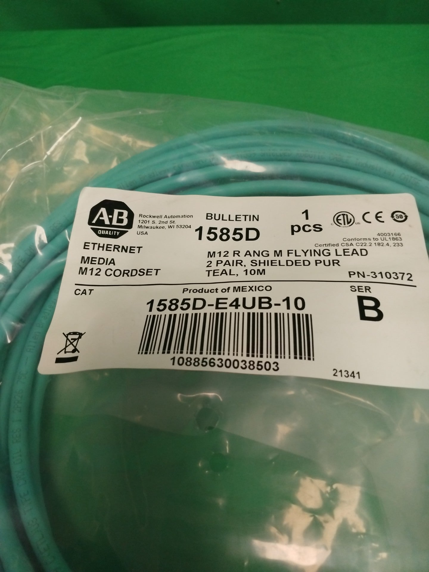 Allen Bradley 1585D-E4UB-10 1585DE4UB10