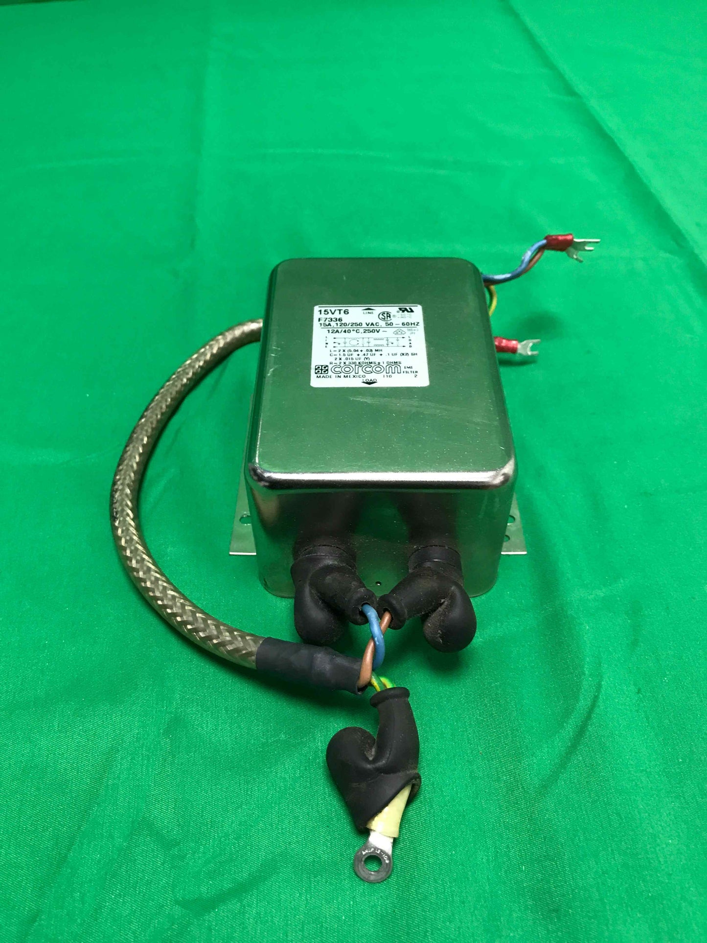 CORCOM 15VT6 15VT6 15A,12A/250 VAC, 50-60HZ