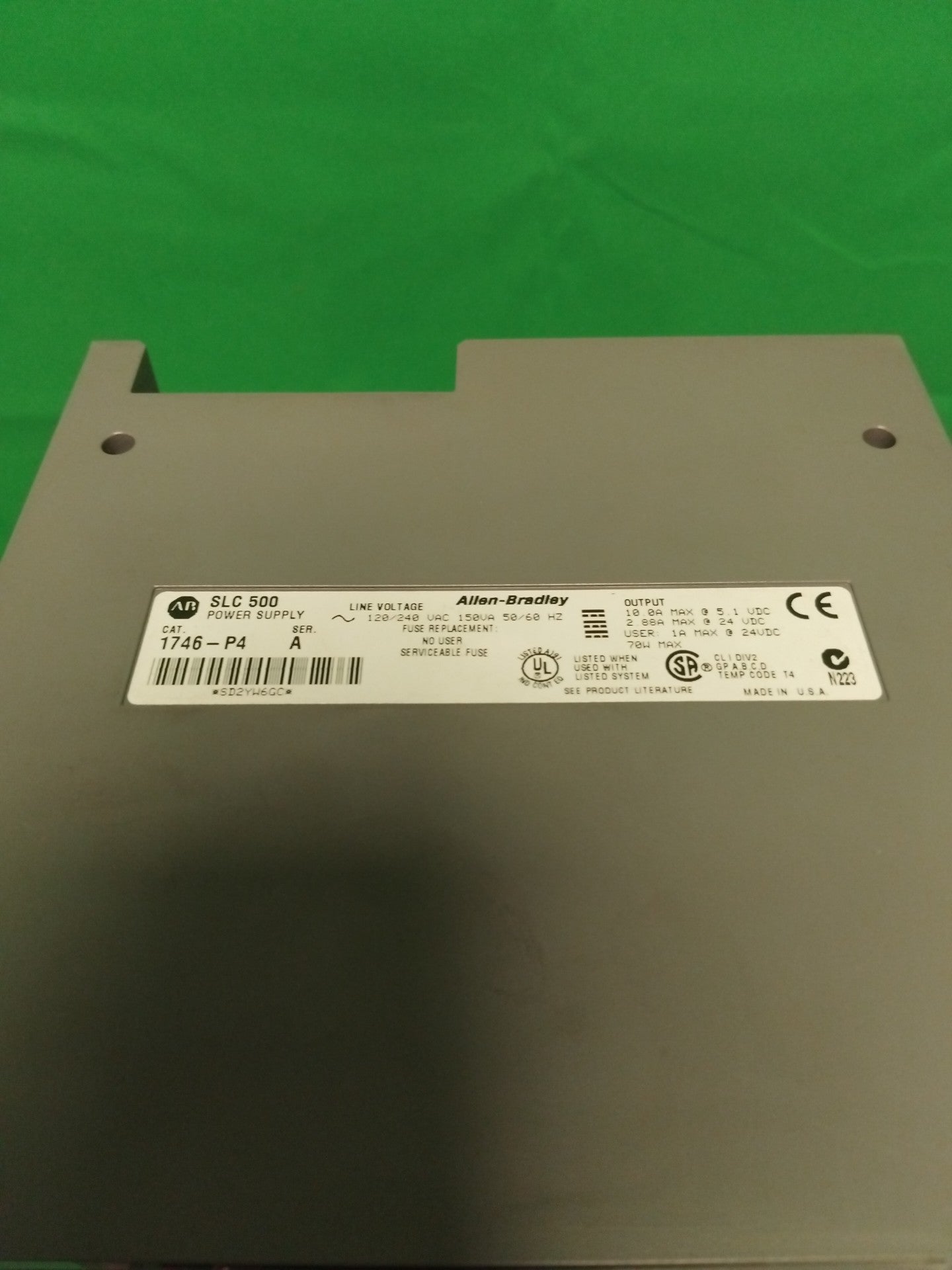 Allen Bradley 1746-P4 1746P4