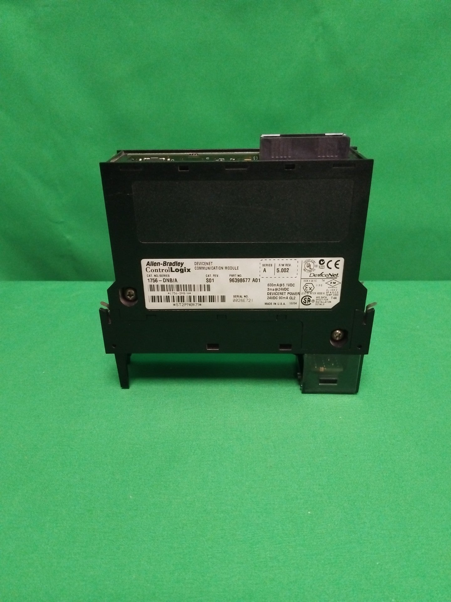 Allen Bradley 1756-DNB/A 1756DNBA No: 96398677 A01