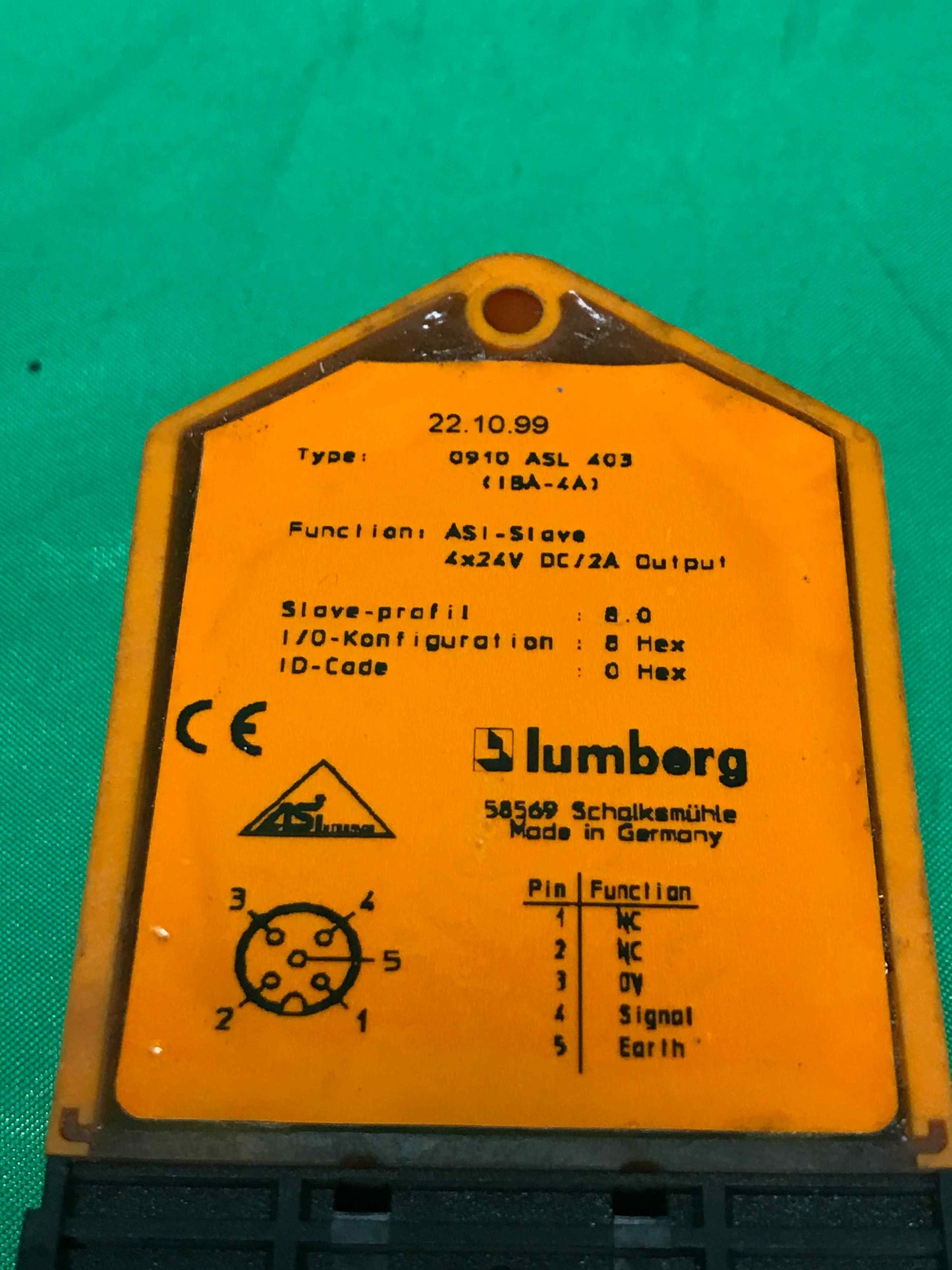 Lumberg Automation-0910 ASL 403/0910ASL403