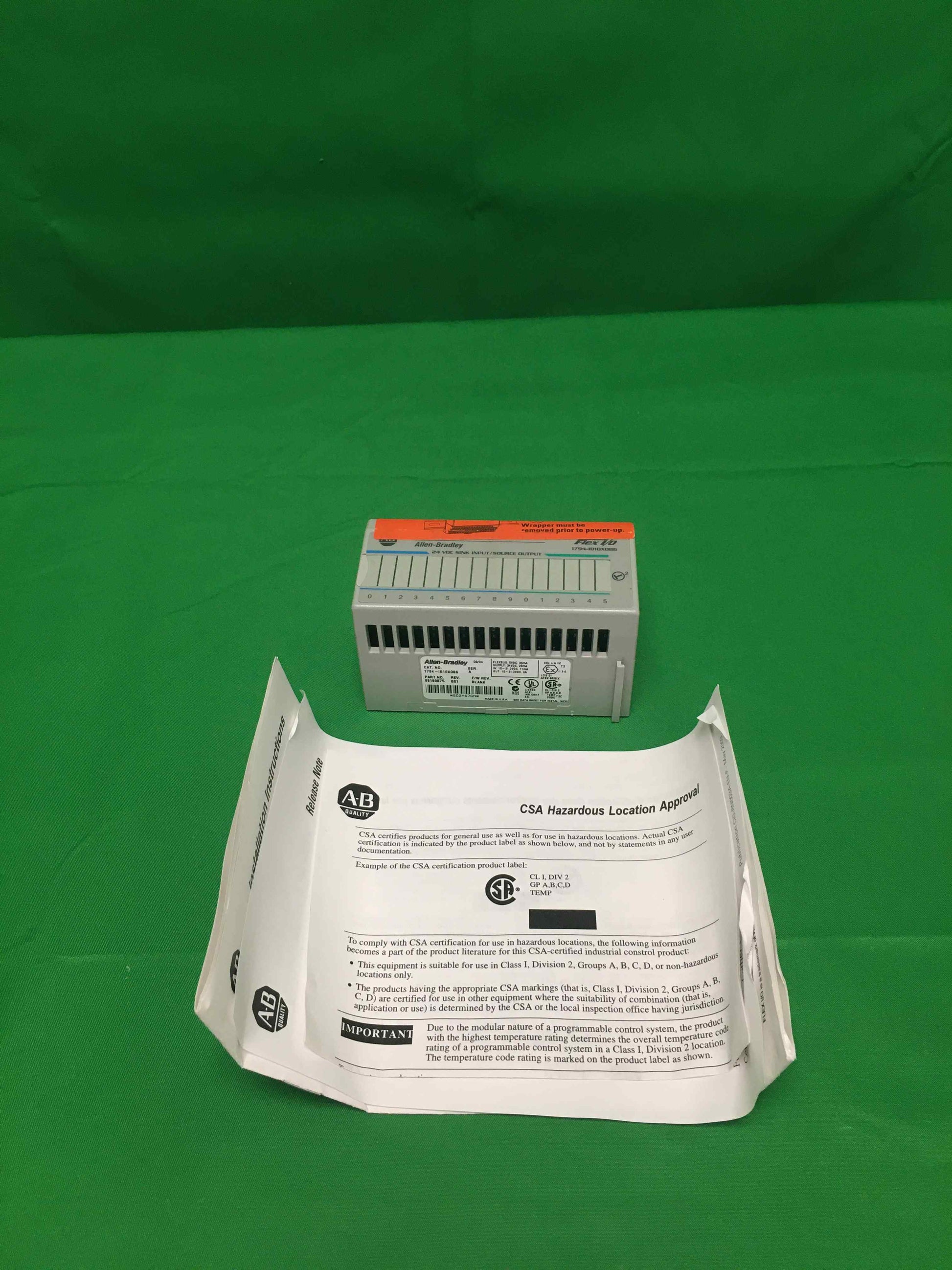 Allen-Bradley 1794-IB10XOB6 1794IB10XOB6 OPEN BOX
