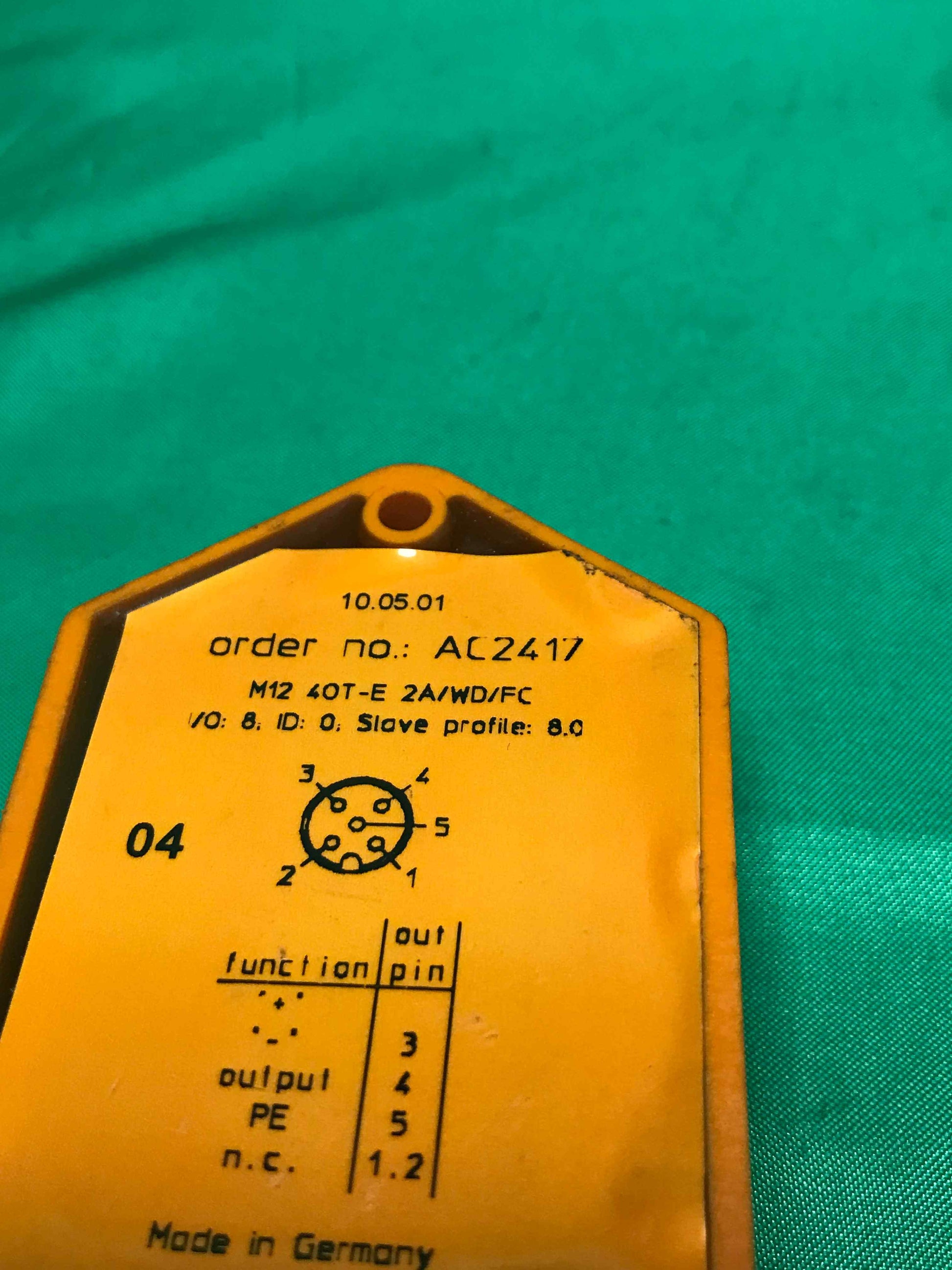 IFM ELECTRIC-AC2417/AC2417