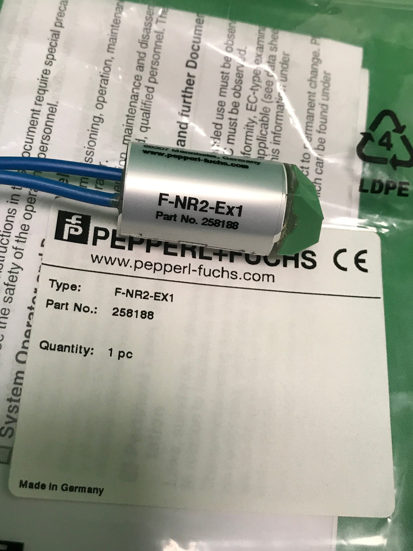 PEPPERL+FUCHS F-NR2-EX1 FNR2EX1 258188