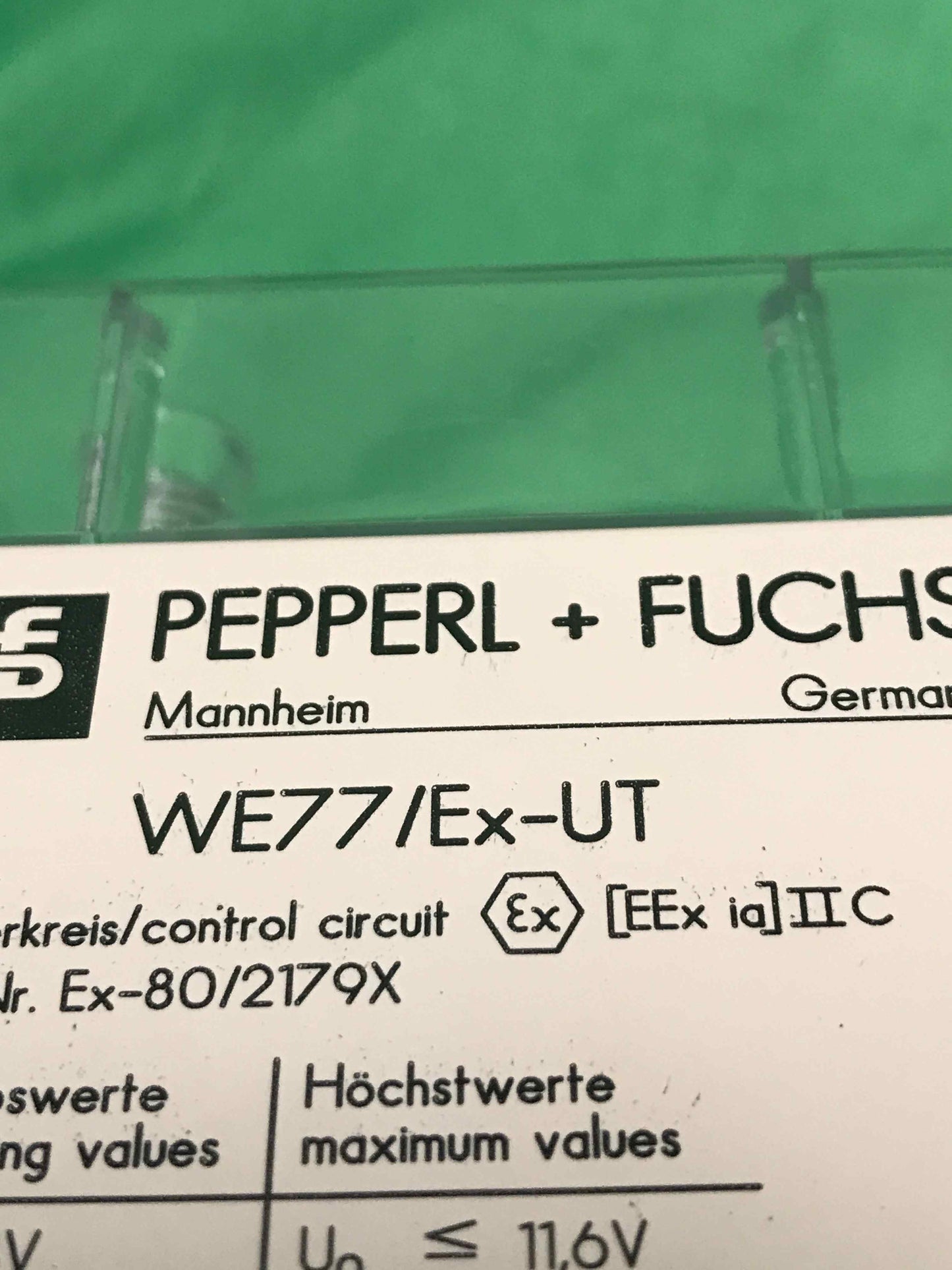PEPPERL + FUCHS-WE77 EX-UT/WE77EXUT