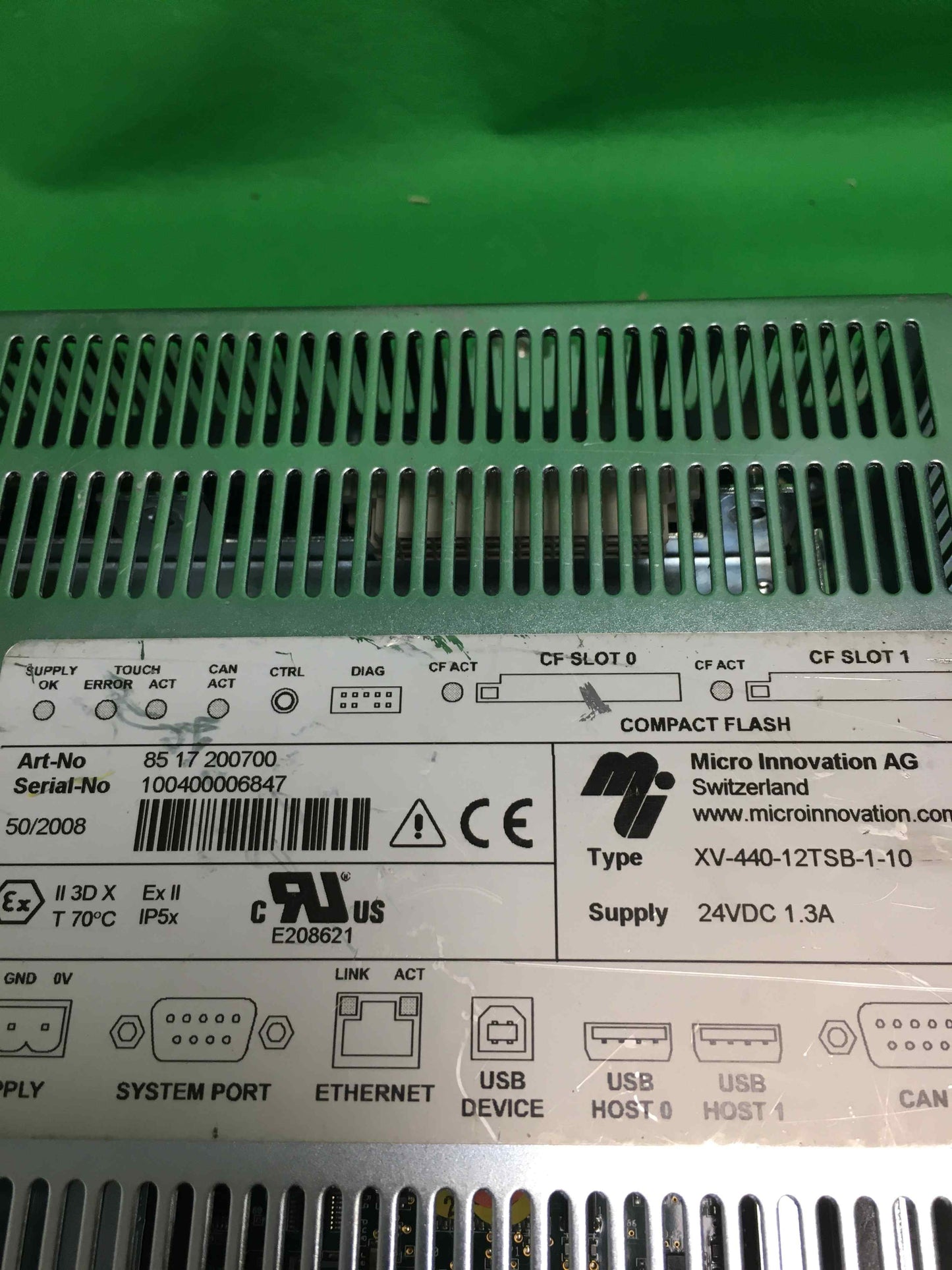 MICRO INNOVATION AG -XV-440-12TSB-1-10/XV44012TSB110
