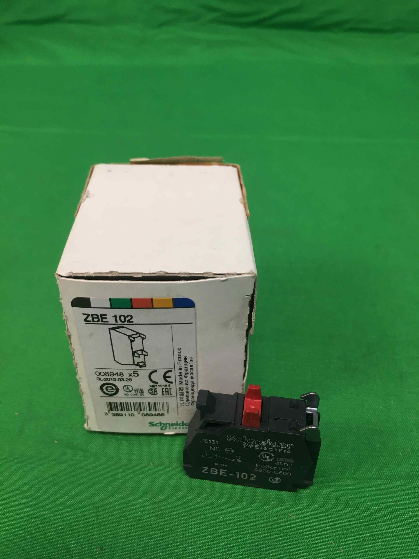 Schneider-Electric ZBE 102 ZBE102 5 UNITS
