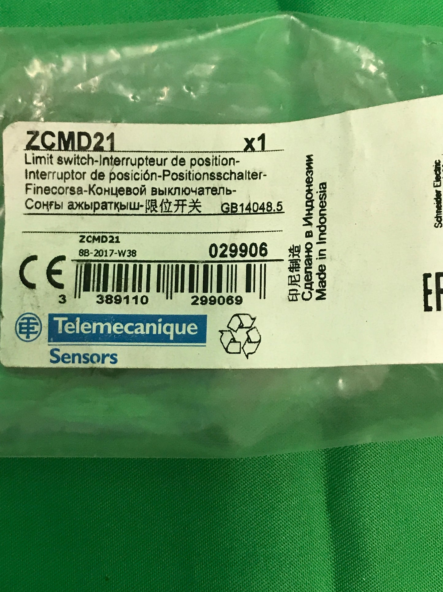 Telemecanique ZCMD21 ZCMD21