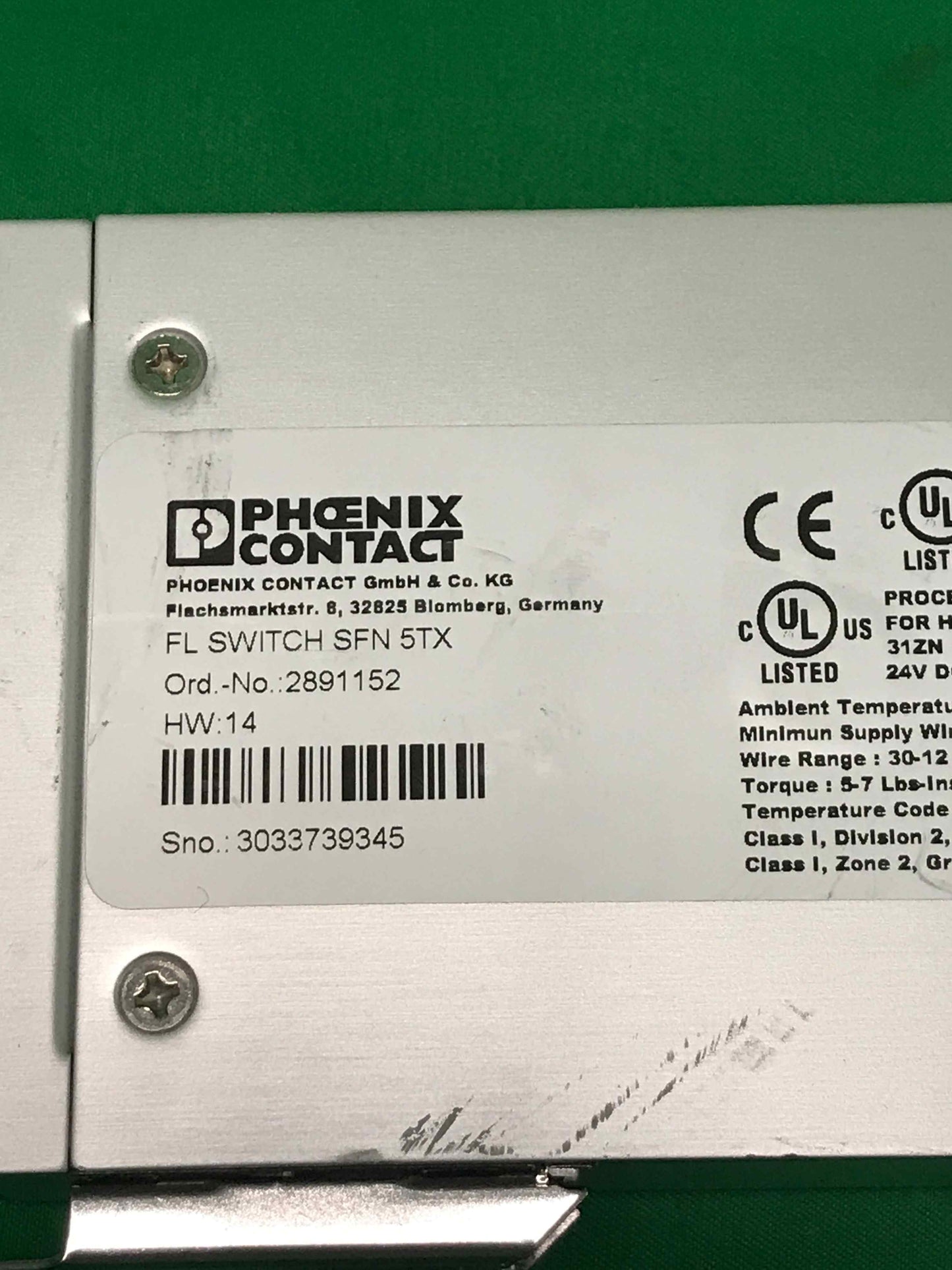 Pheonix Contact-FL SWITCH SFN 5TX/FLSWITCHSFN5TX
