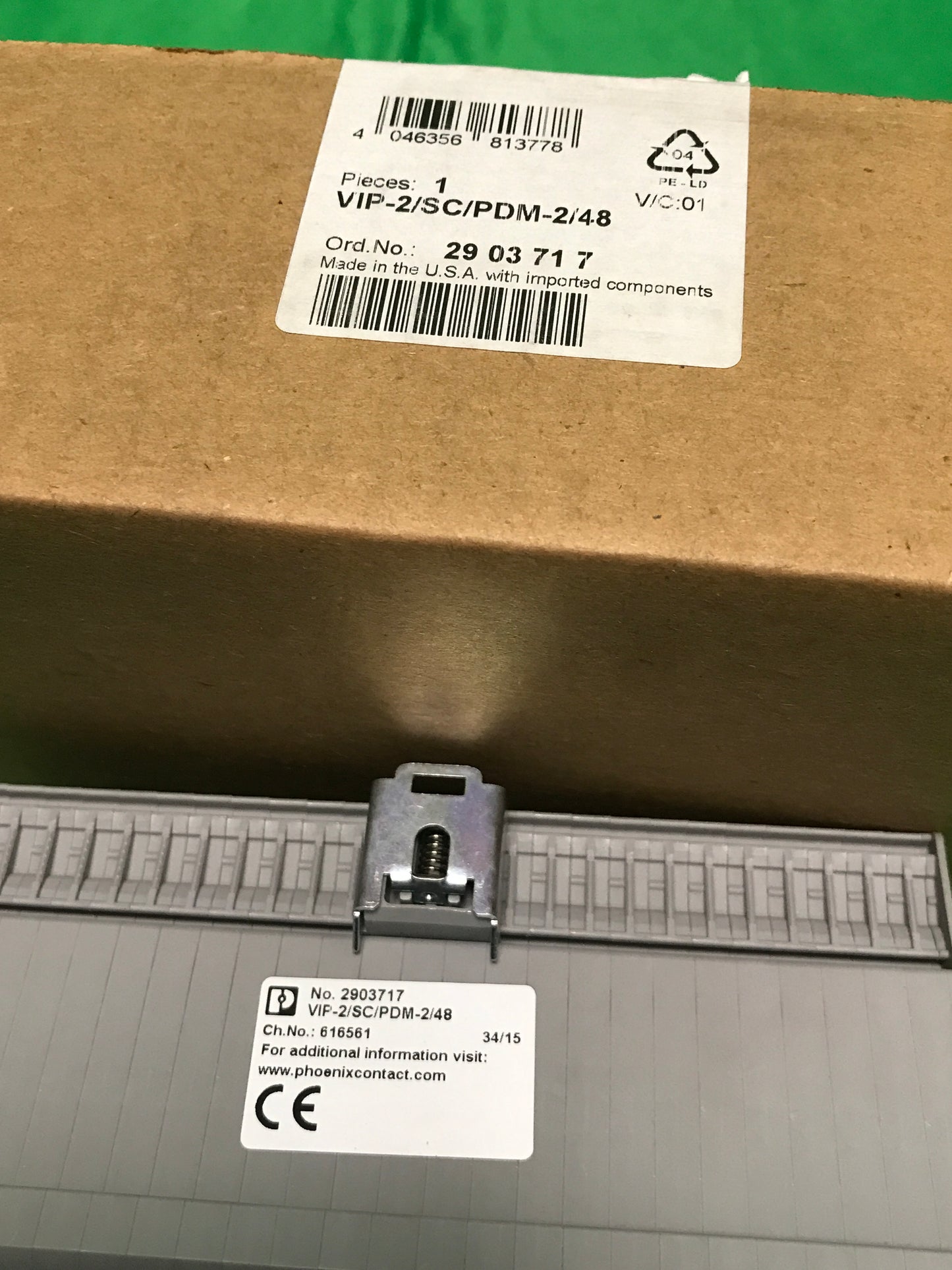 PHOENIX CONTACT VIP-2 SC PDM-2 48 OPEN BOX VIP2SCPDM248 VIP-2/SC/PDM-2/48