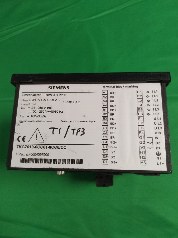 Siemens 7KG7610-0CC01-0CC0 7KG76100CC010CC0