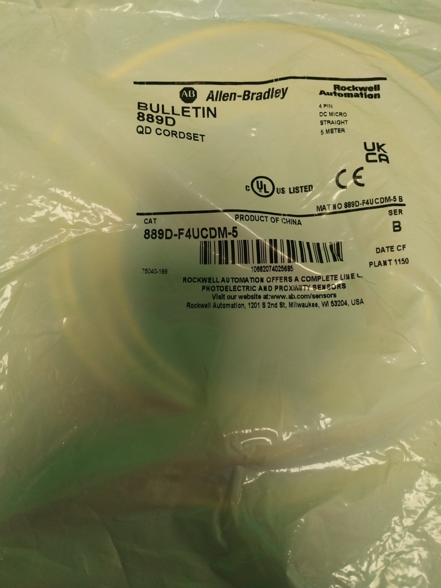 Allen Bradley 889D-F4UCDM-5 889DF4UCDM5