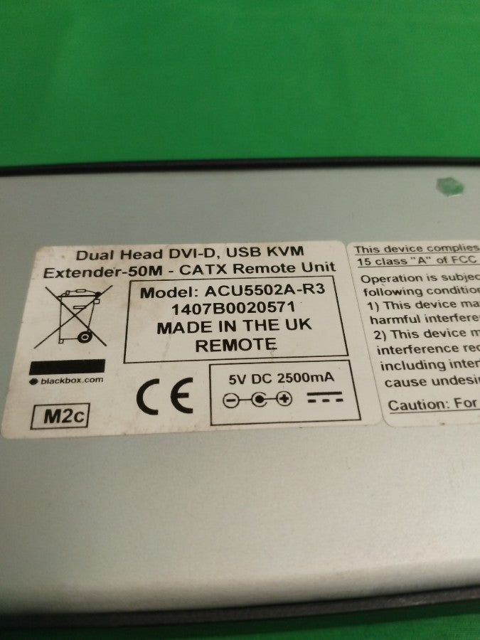 Black Box ACU5502A-R3 ACU5502AR3