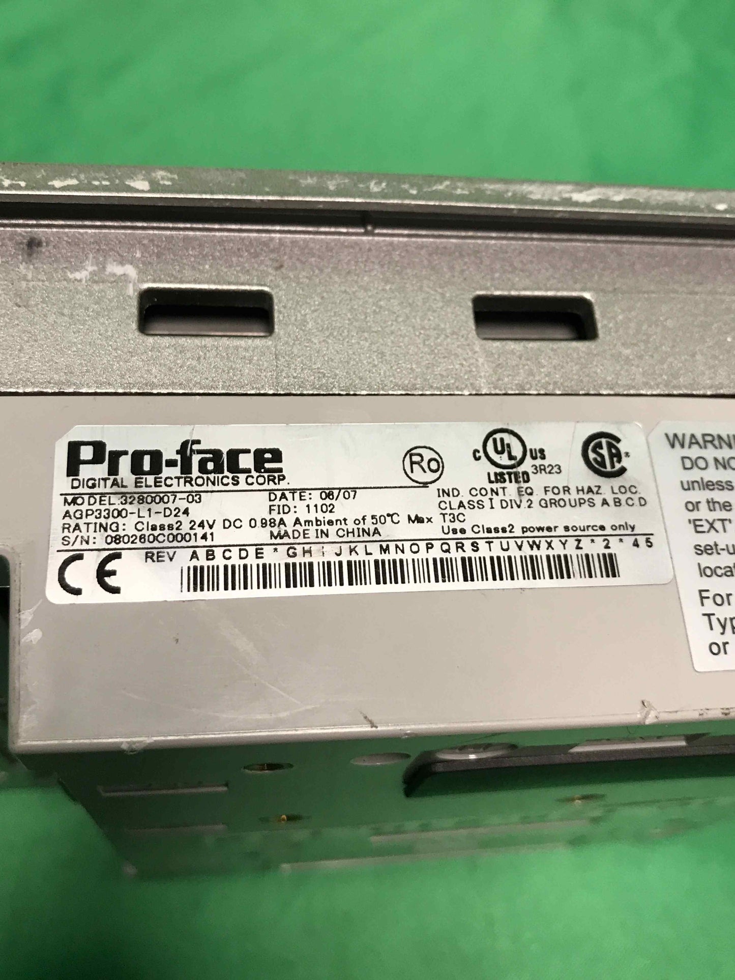 PRO-FACE-AGP3300-L1-D24/AGP3300L1D24
