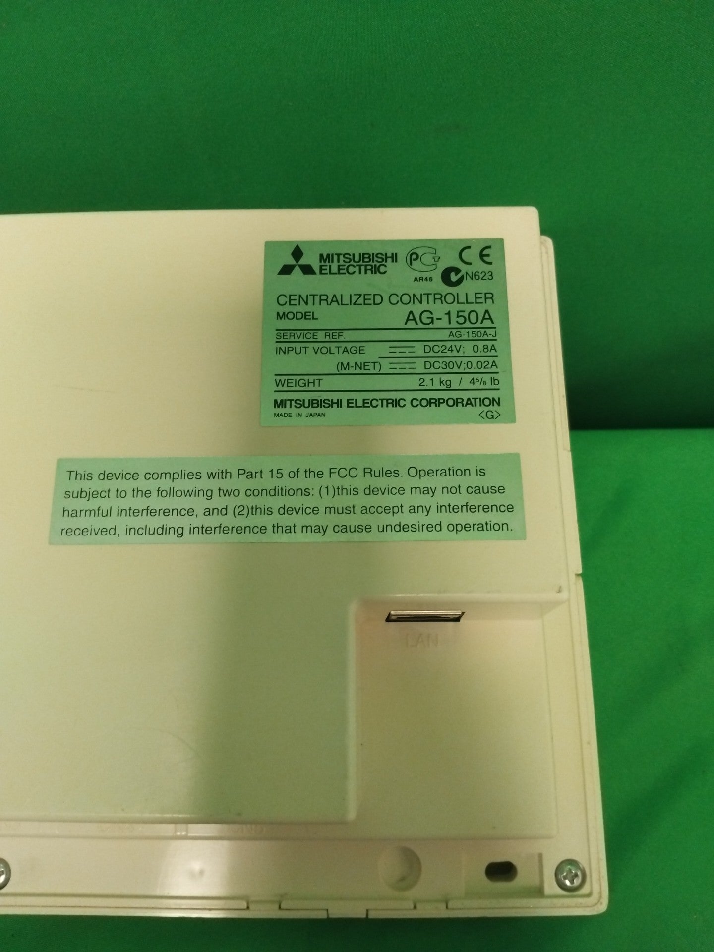 MITSUBISHI ELECTRIC AG-150A AG150A CENTRALIZED CONTROLLER