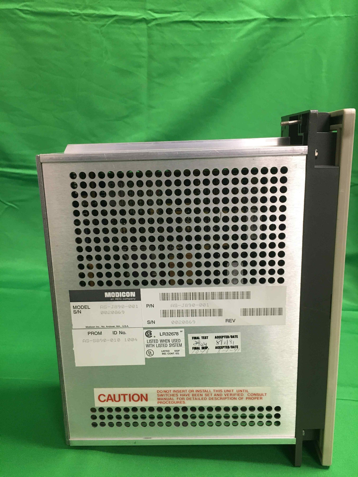 MODICON AS-J890-001 ASJ890001