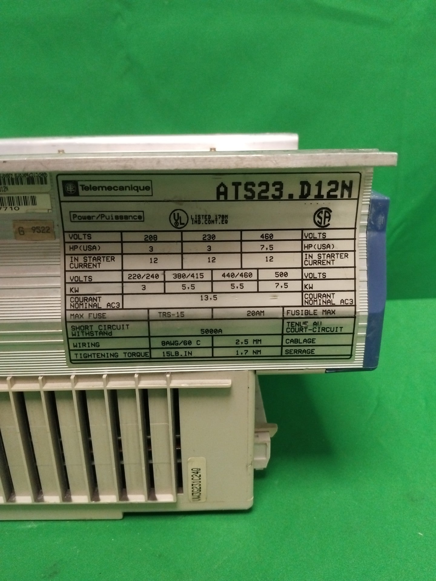Telemecanique ATS23.D12N ATS23D12N