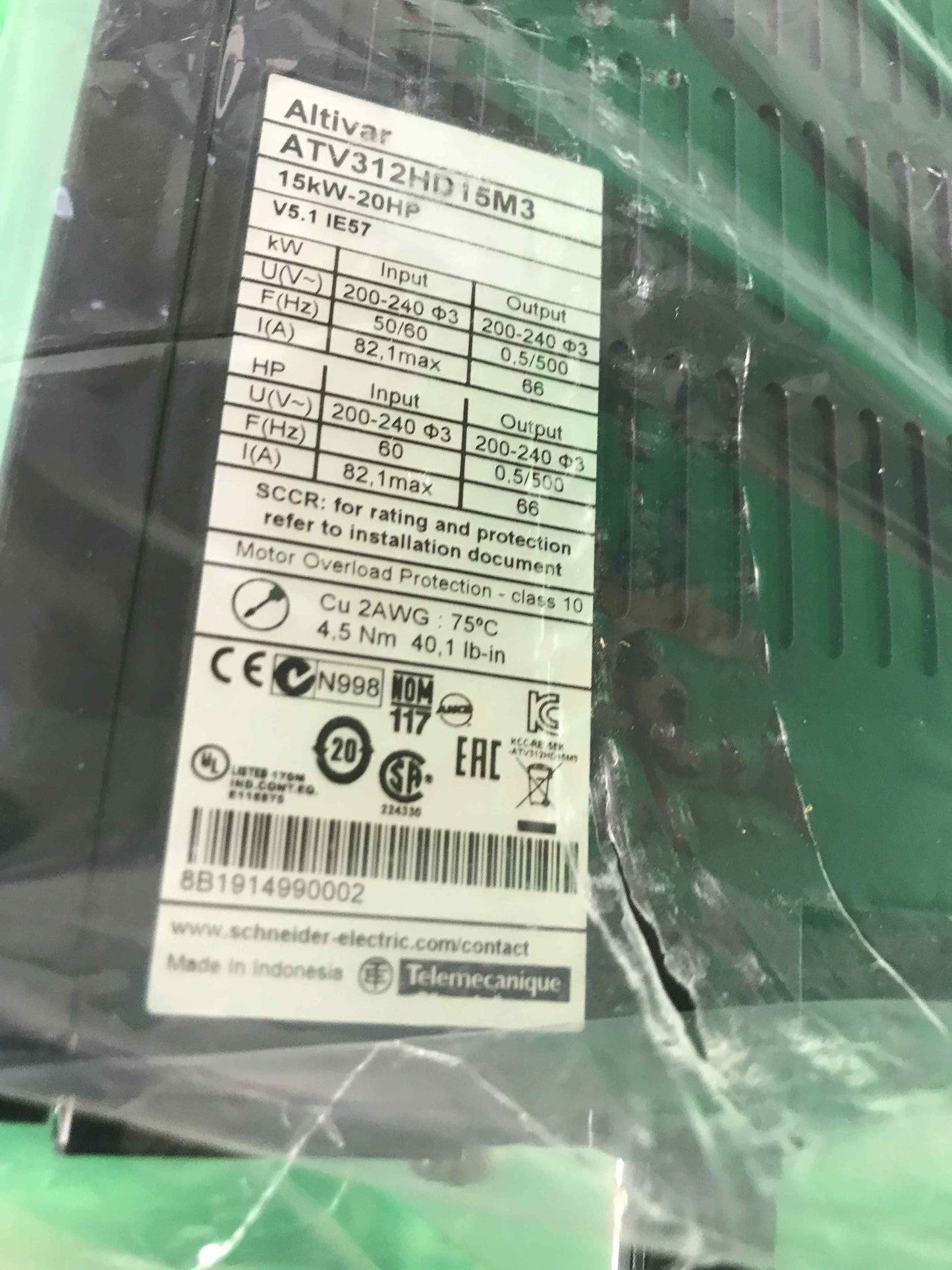 Schneider Electric-ATV312HD15M3/ATV312HD15M3