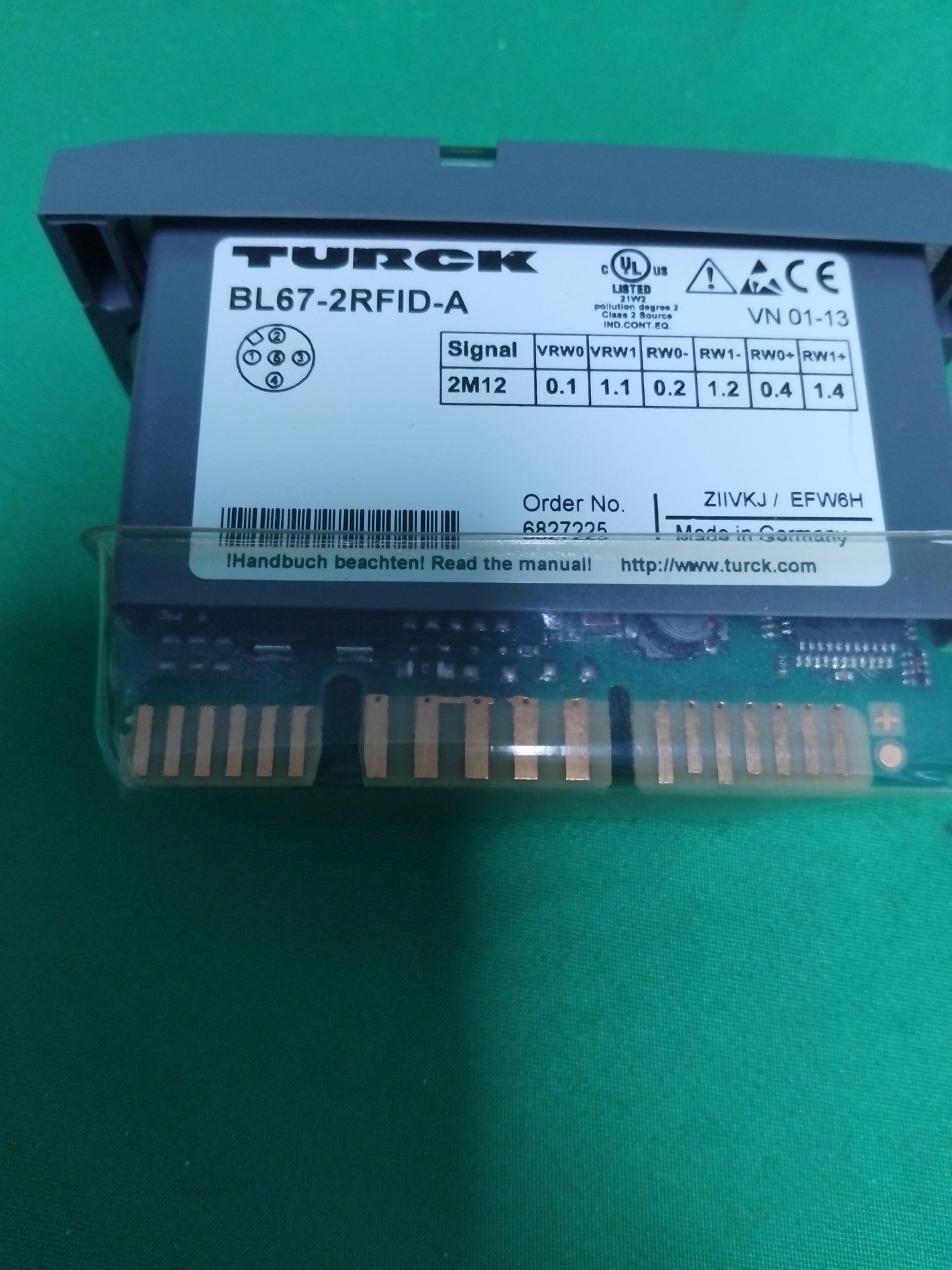 TURCK BL67-2RFID-A BL672RFIDA ELECTRONIC MODULE CHANNELS 4K-2