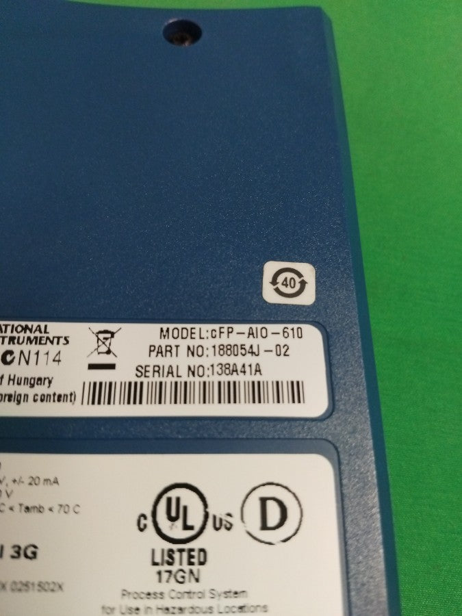 NATIONAL INSTRUMENTS CFP-AIO-610 CFPAIO610