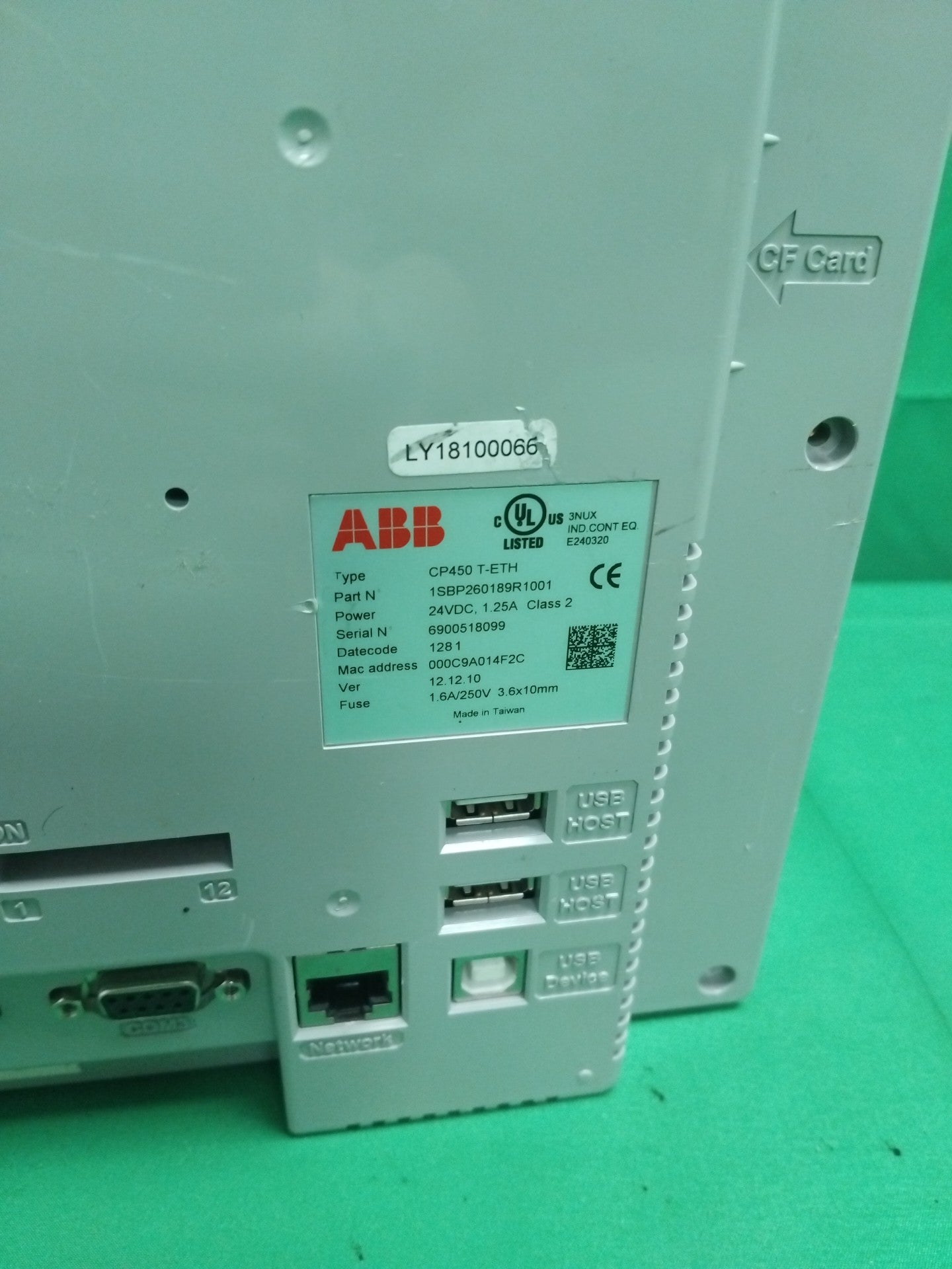 ABB CP450 T-ETH CP450TETH Defective