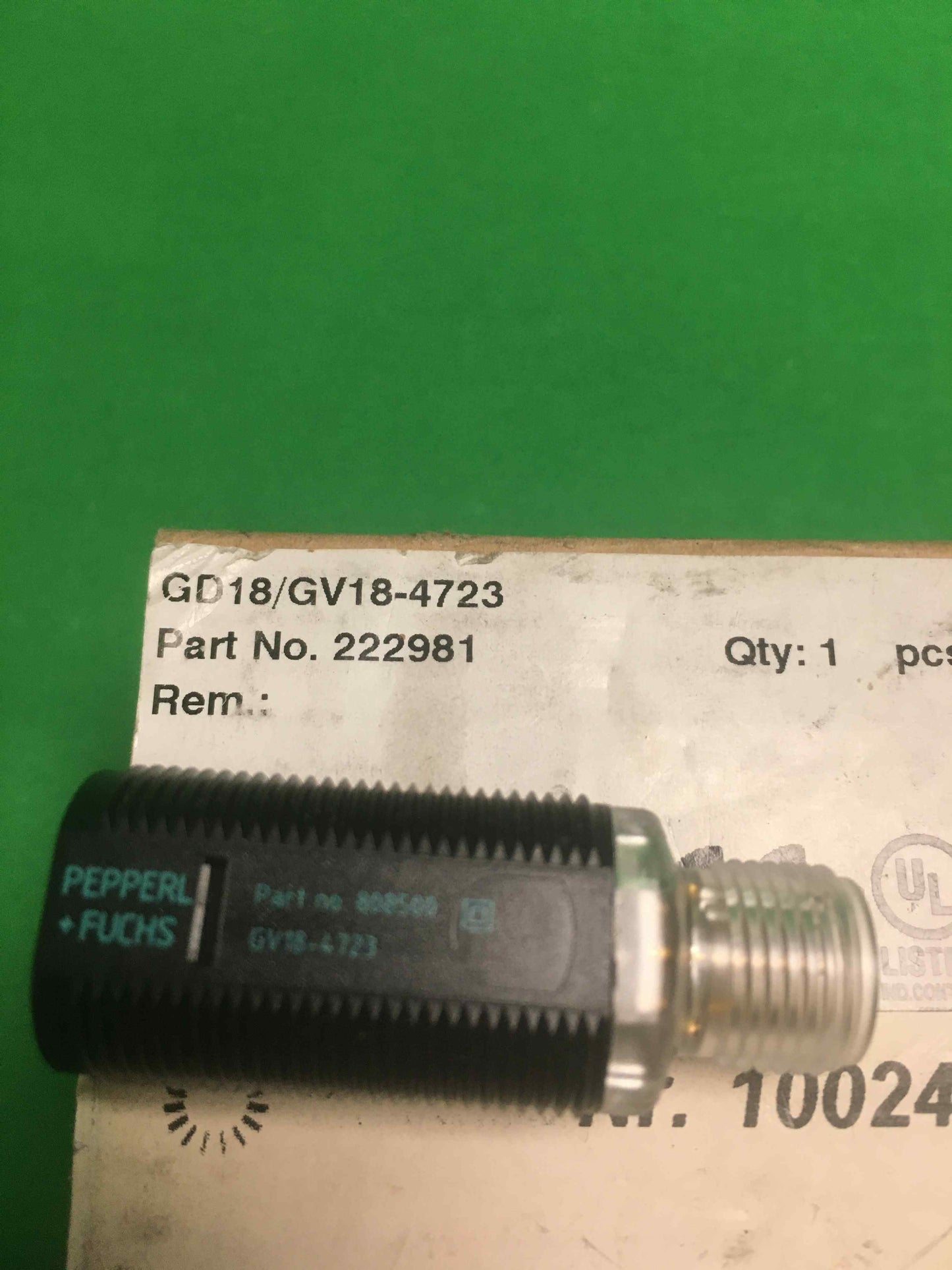 PEPPERL+FUCHS GV18-4723 GV184723 GD18 WITHOUT ORIGINAL PACKAGING
