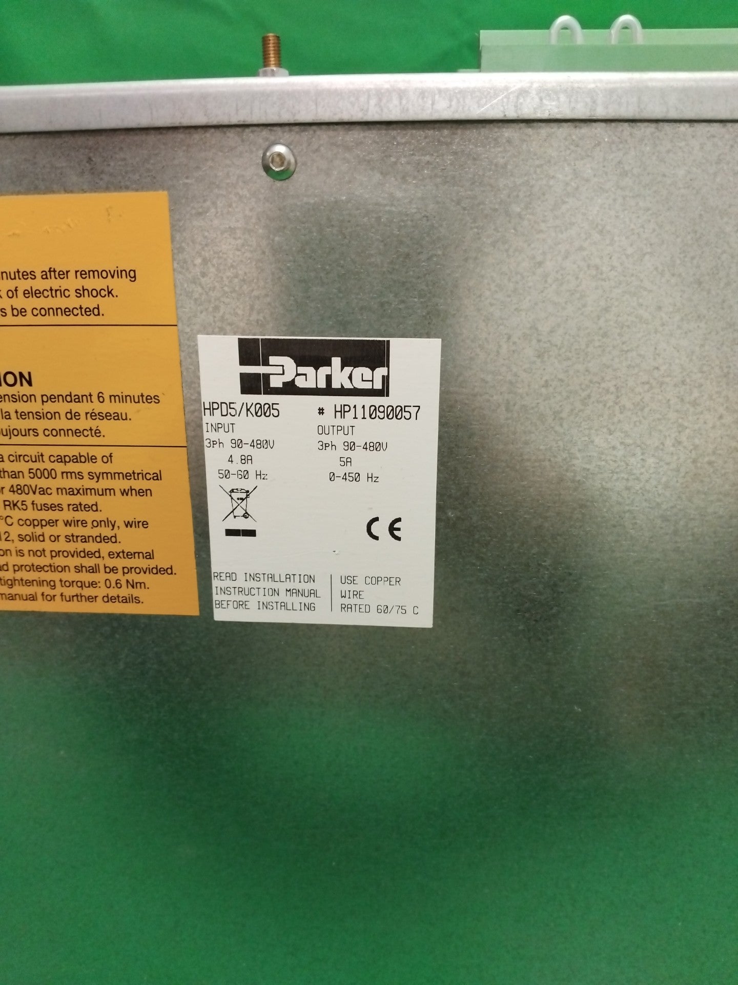 Parker HPD5/K005 HPD5K005