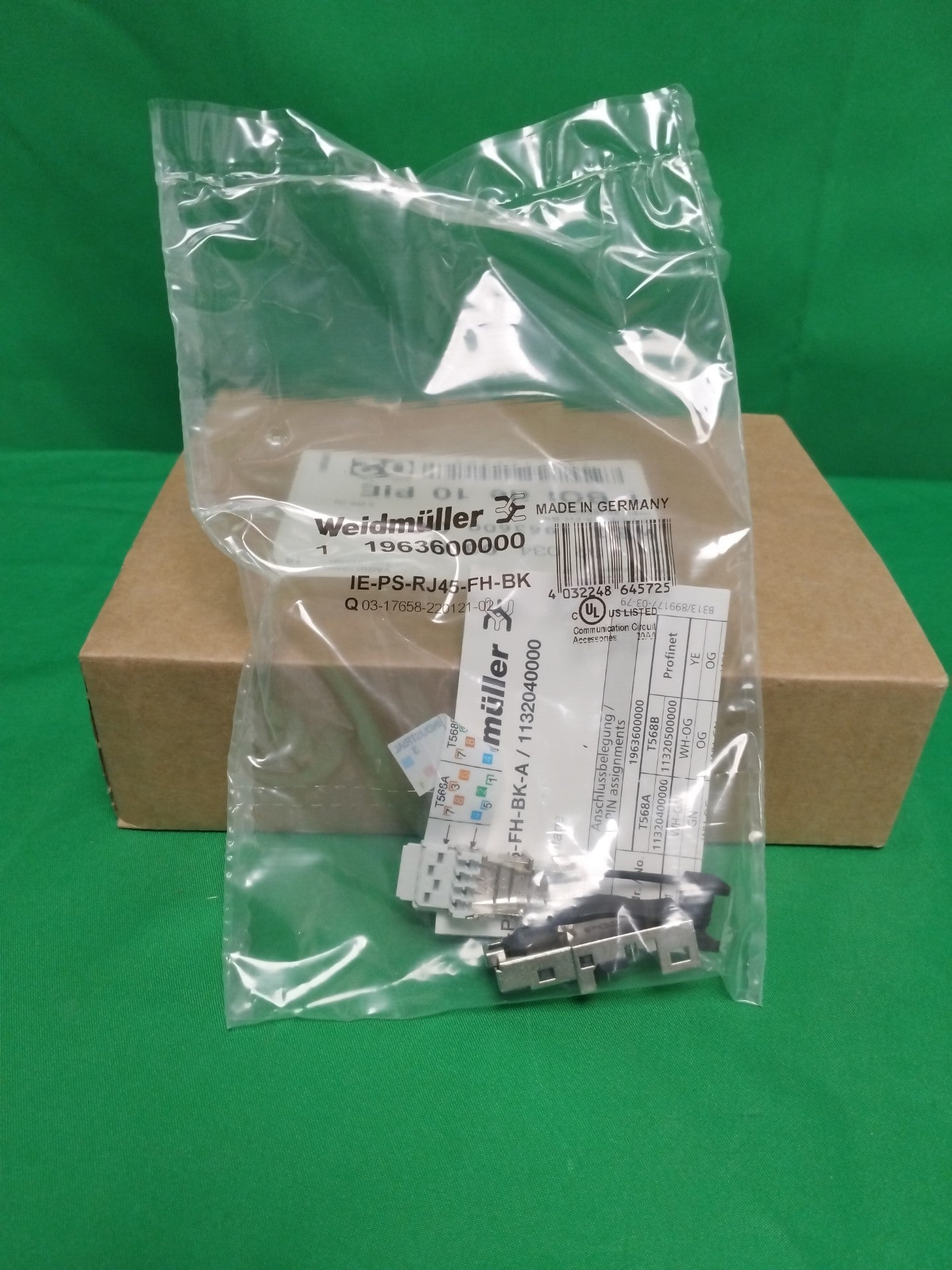WEIDMULLER IE-PS-RJ45-FH-BK IEPSRJ45FHBK 3 BOX OF 10