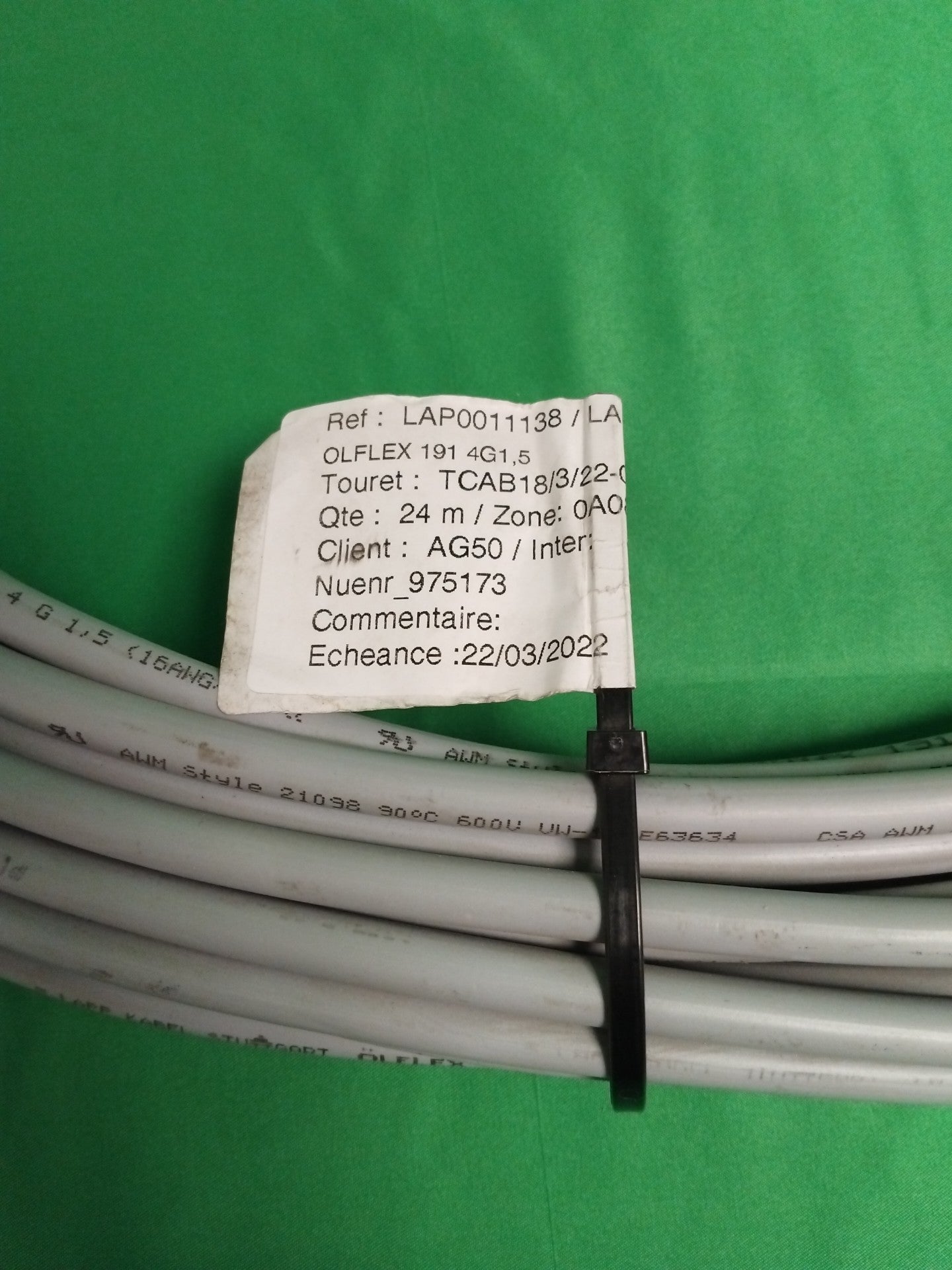 Olflex LAP0011138/LAPP LAP0011138LAPP WITHOUT ORIGINAL PACKAGING