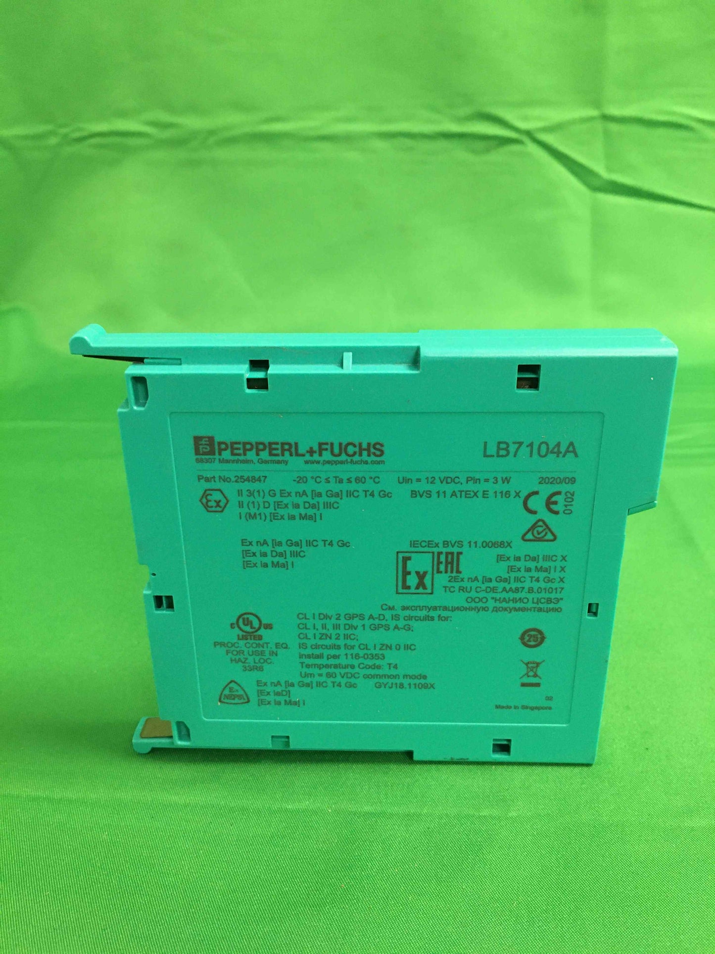 PEPPERL+FUCHS LB7104A LB7104A NO:254847