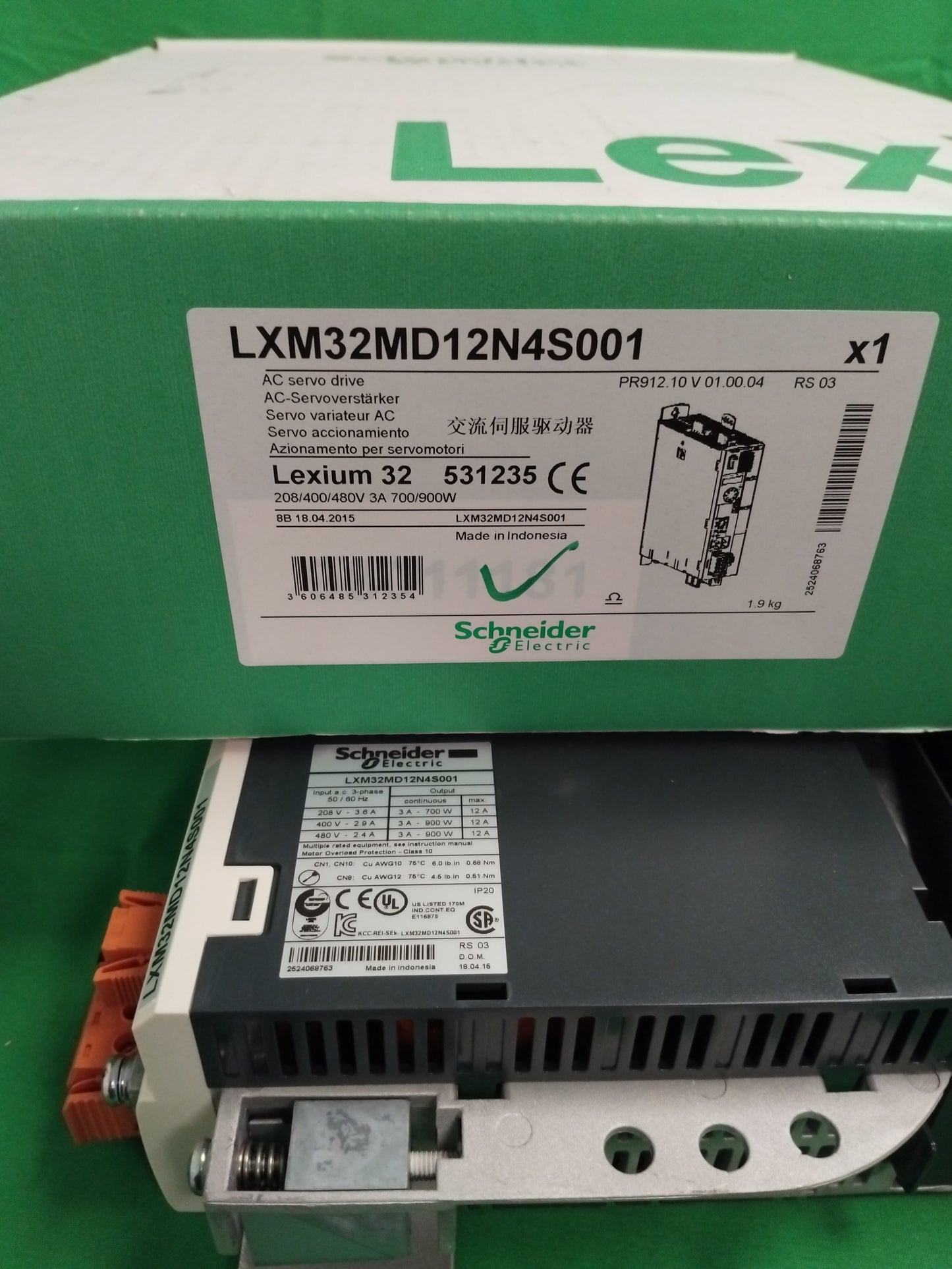 Schneider-Electric LXM32MD12N4S001 LXM32MD12N4S001