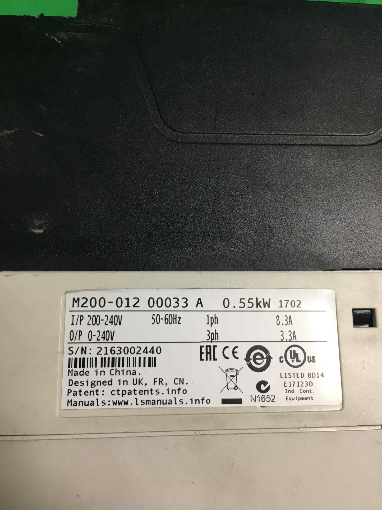 LEROY-SOMER NIDEC M200-012 00033 A M20001200033A