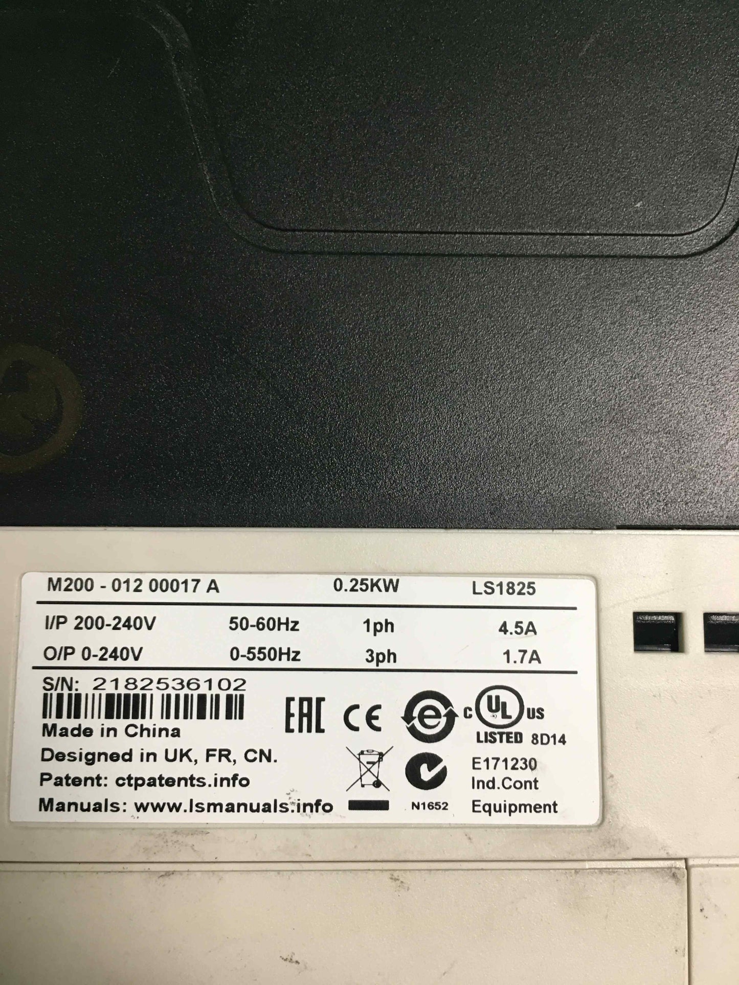 LEROY-SOMER NIDEC M200-12 00017 A M2001200017A