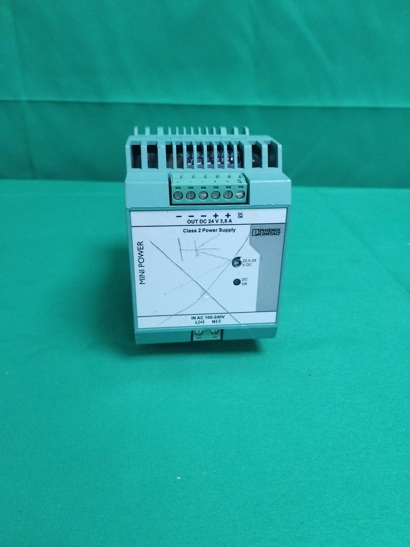 Phoenix contact MINI-PS-100-240AC/24DC/C2LPS MINIPS100240AC24DCC2LPS Defective
