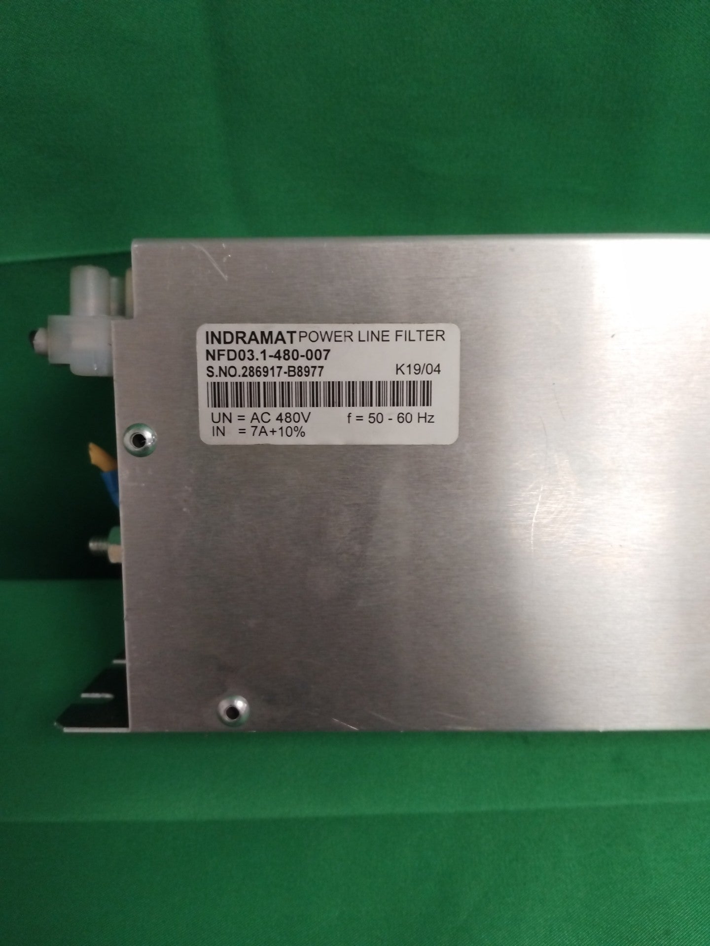 INDRAMAT NFD03.1-480-007 NFD031480007 POWER LINE FILTER