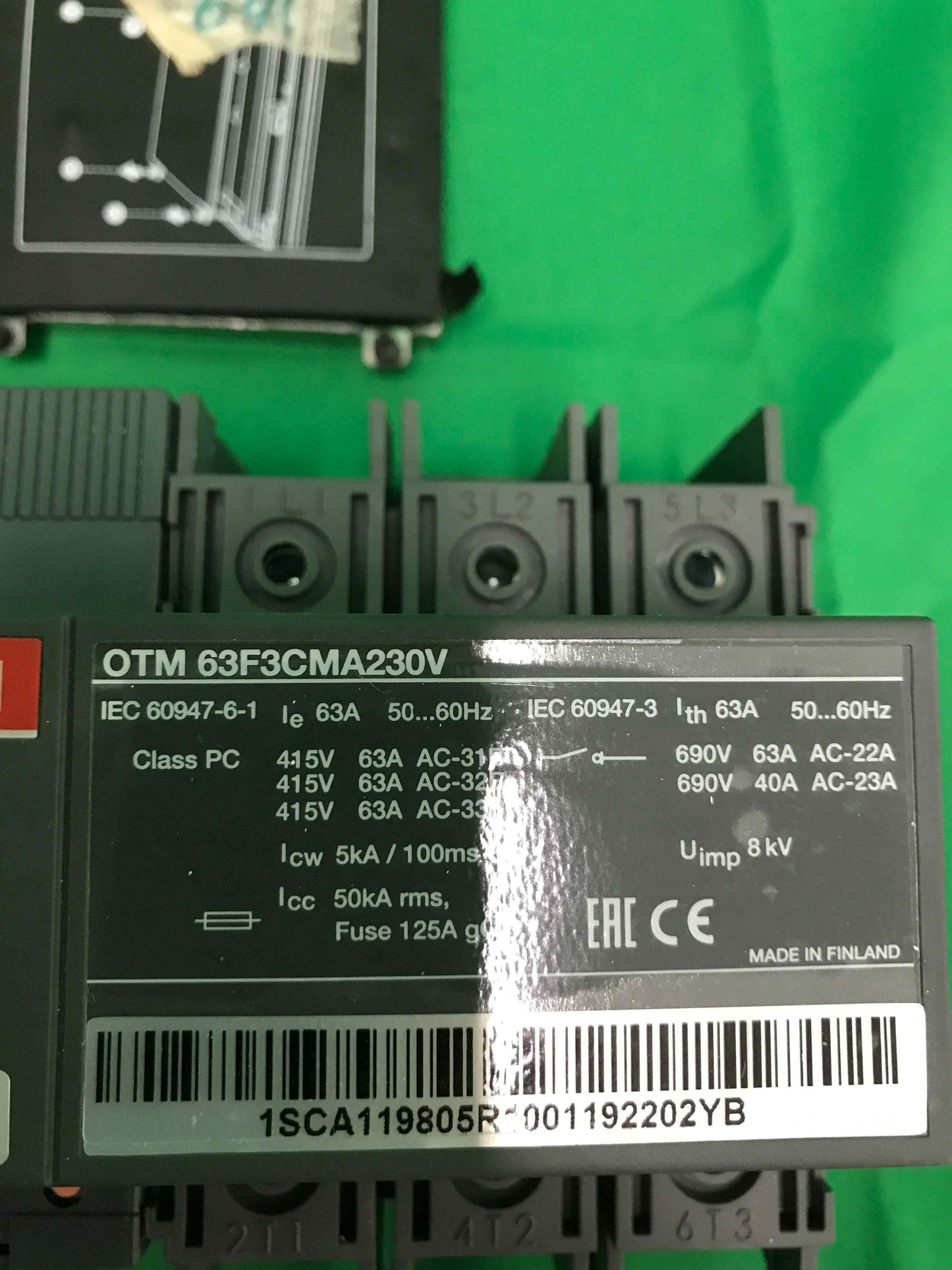 ABB OTM 63F3CMA230V OTM63F3CMA230V NEUF AUTRE