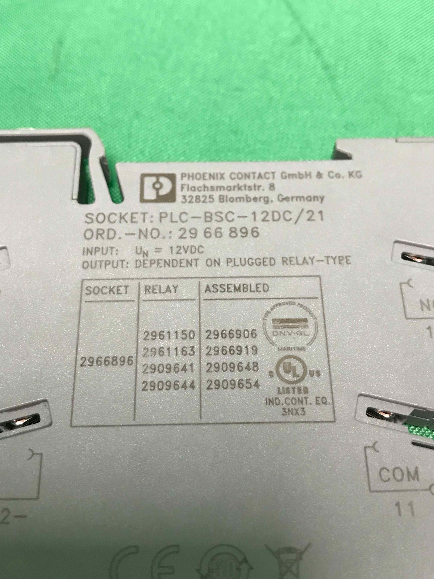 Pheonix Contact-PLC-BSC-12DC 21/PLCBSC12DC21