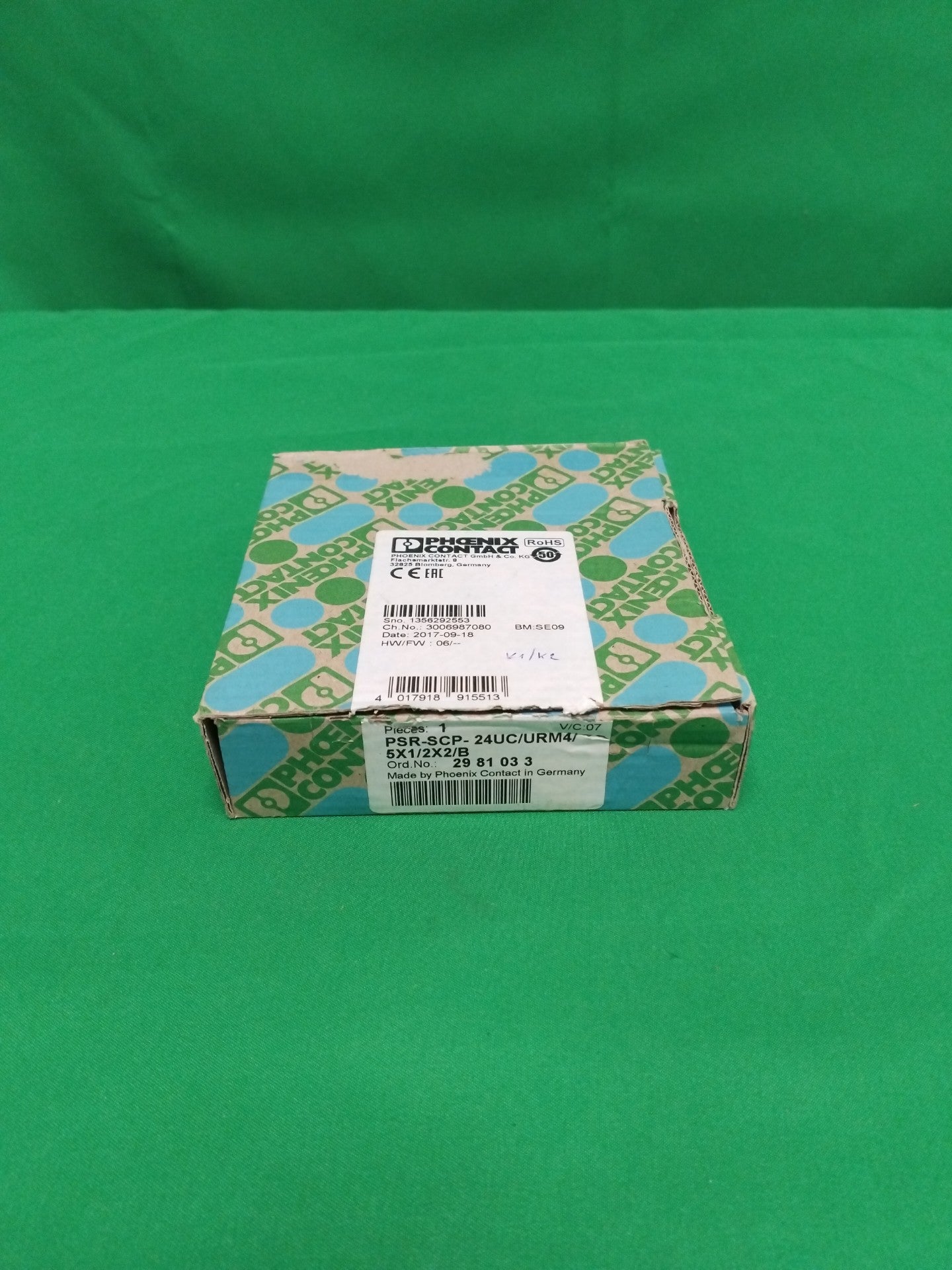 Phoenix Contact PSR-SCP-24UC/URM4/5X1/2X2/B PSRSCP24UCURM45X12X2B OPEN BOX