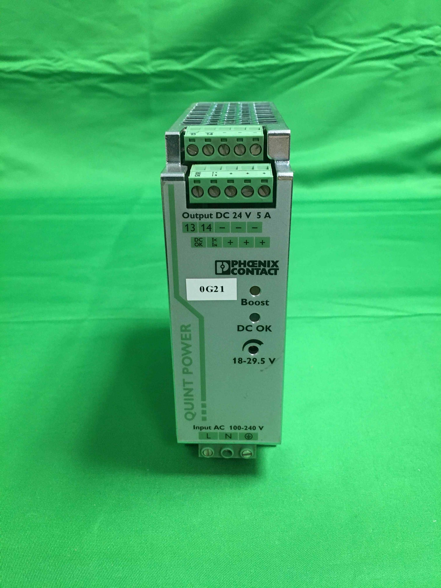 PHOENIX CONTACT QUINT-PS 1AC 24DC 5 QUINT-PS/1AC/24DC/5 ORDER NO : 2866750