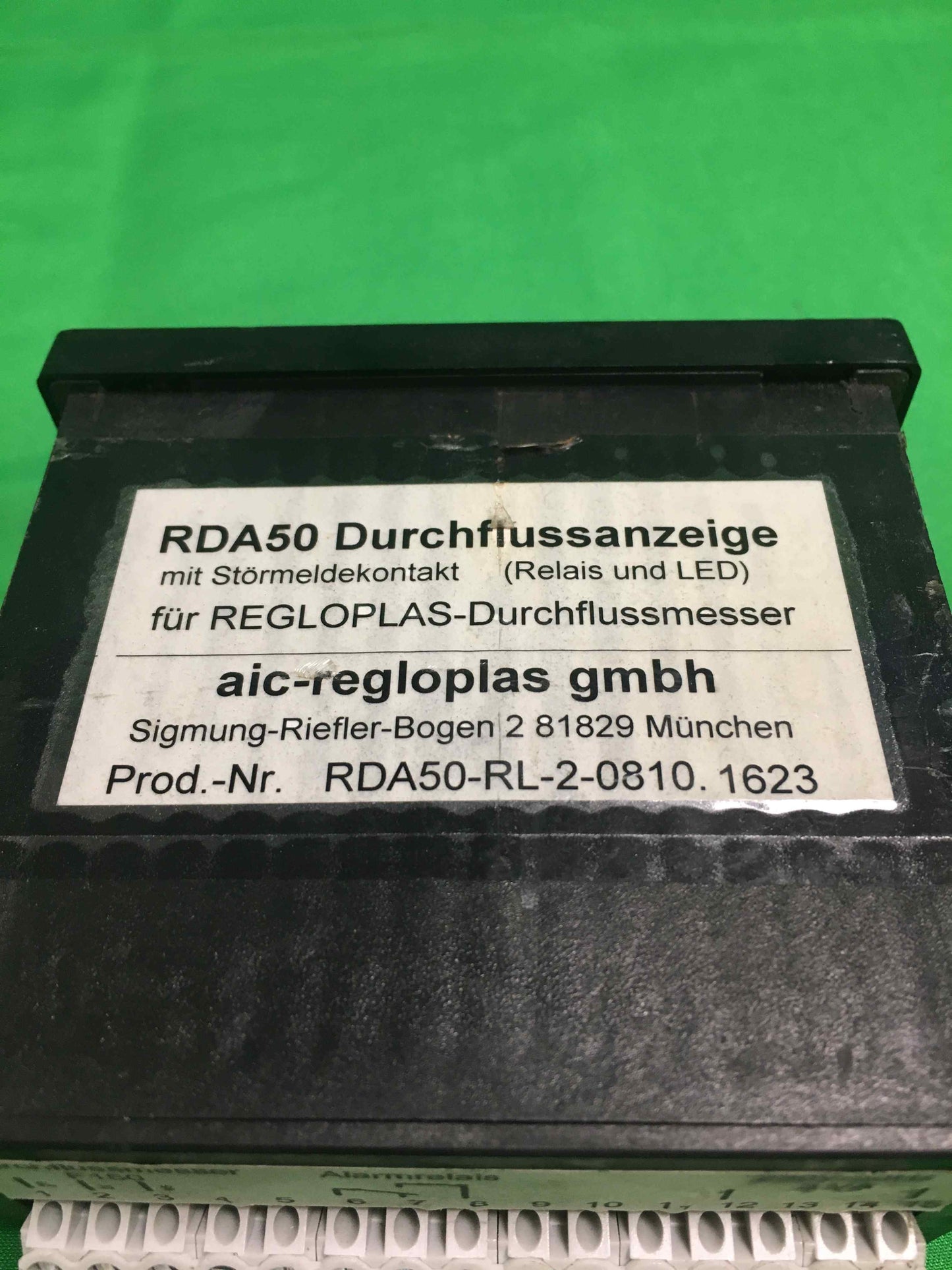 REGLOPLAS-RDA50-RL-2-0810/RDA50RL20810
